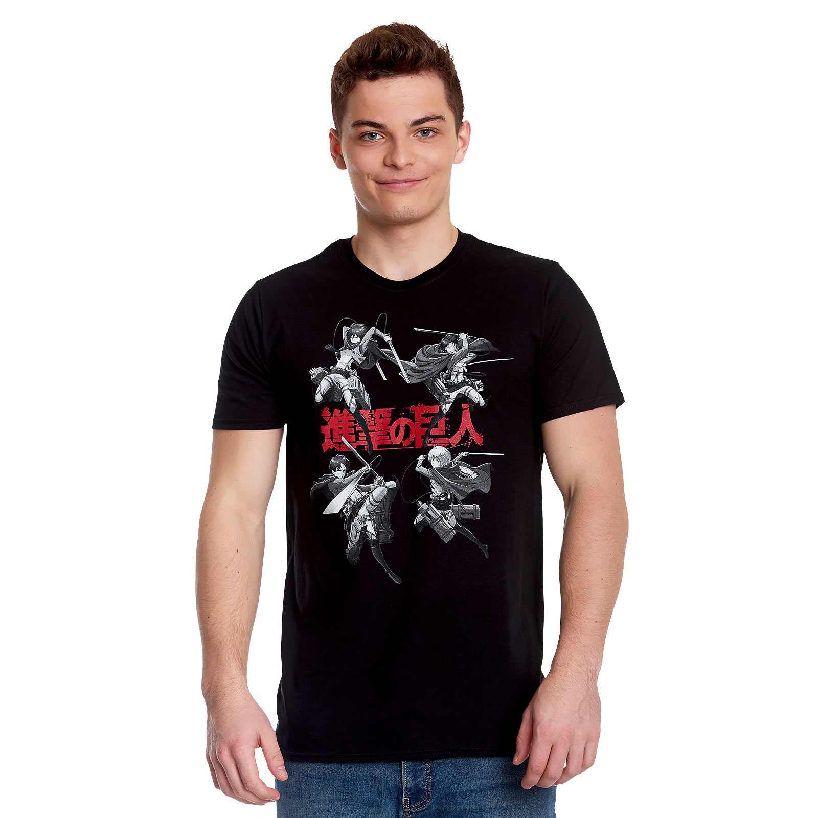 Attack on Titan - T-Shirt Personnages