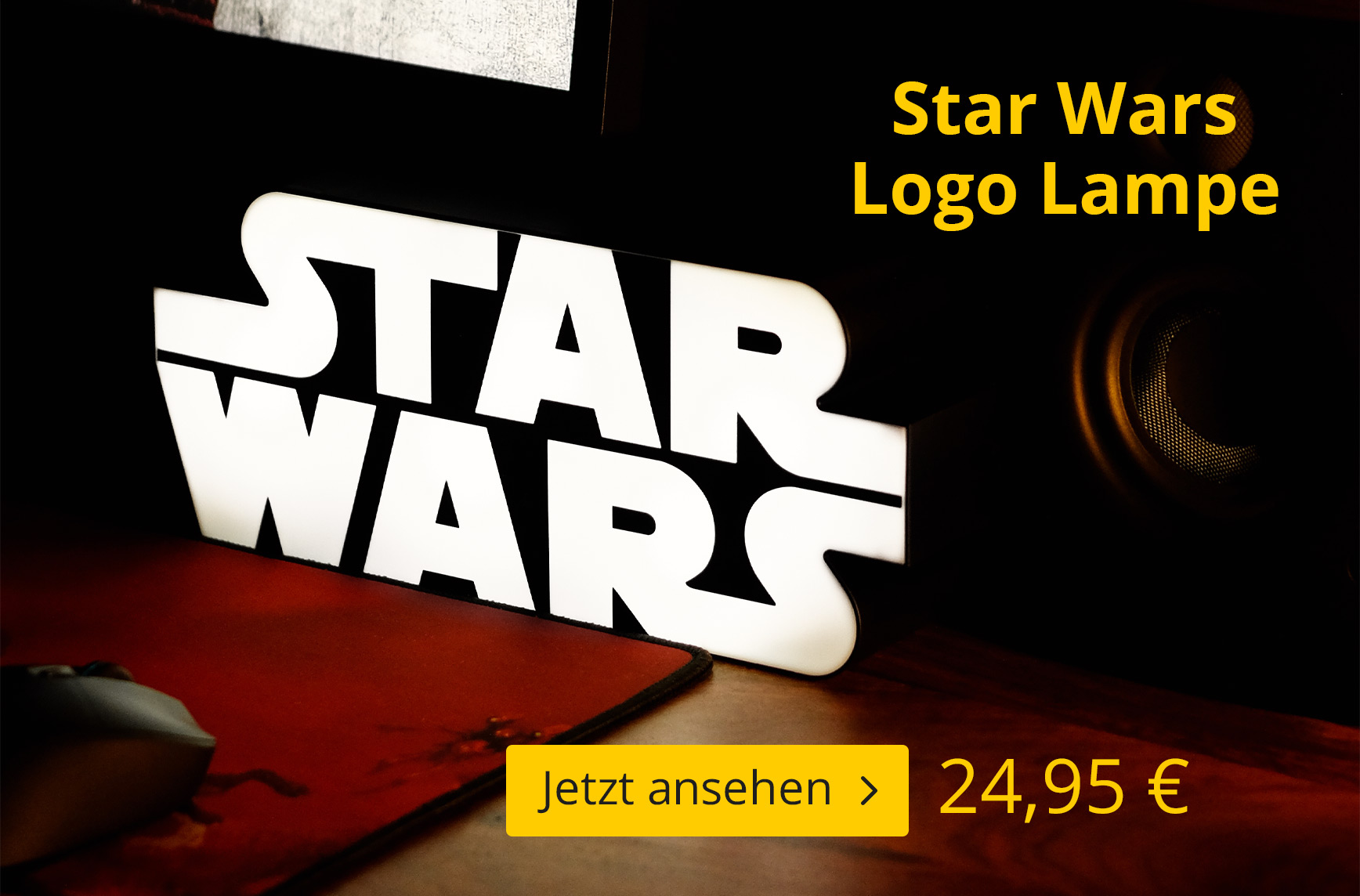 Star Wars Logo Lampe - 24,95 EUR