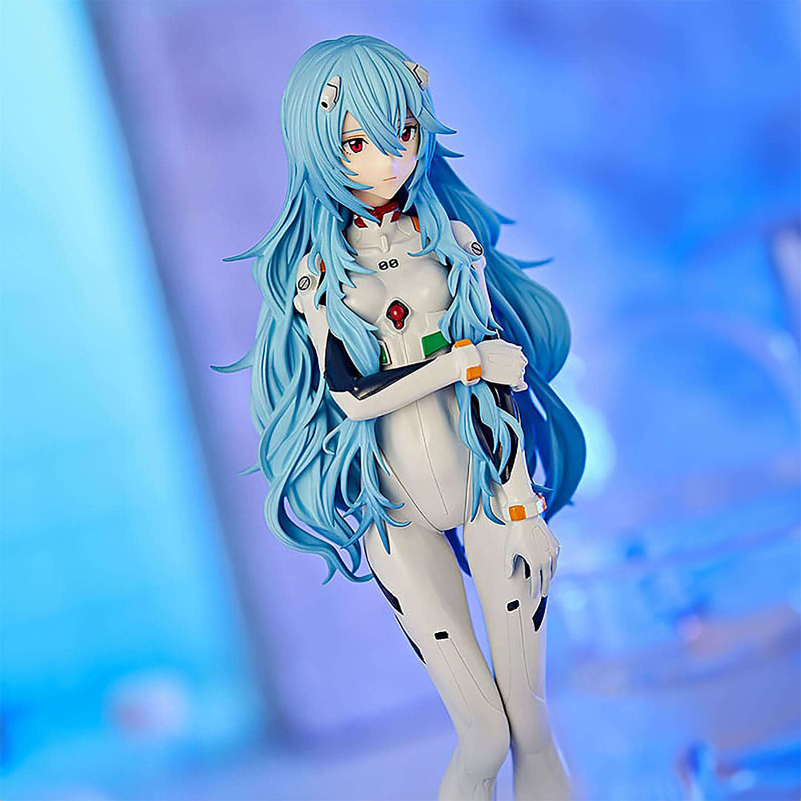 Rebuild of Evangelion - Rei Ayanami Pop Up Parade Figure Long Hair Version