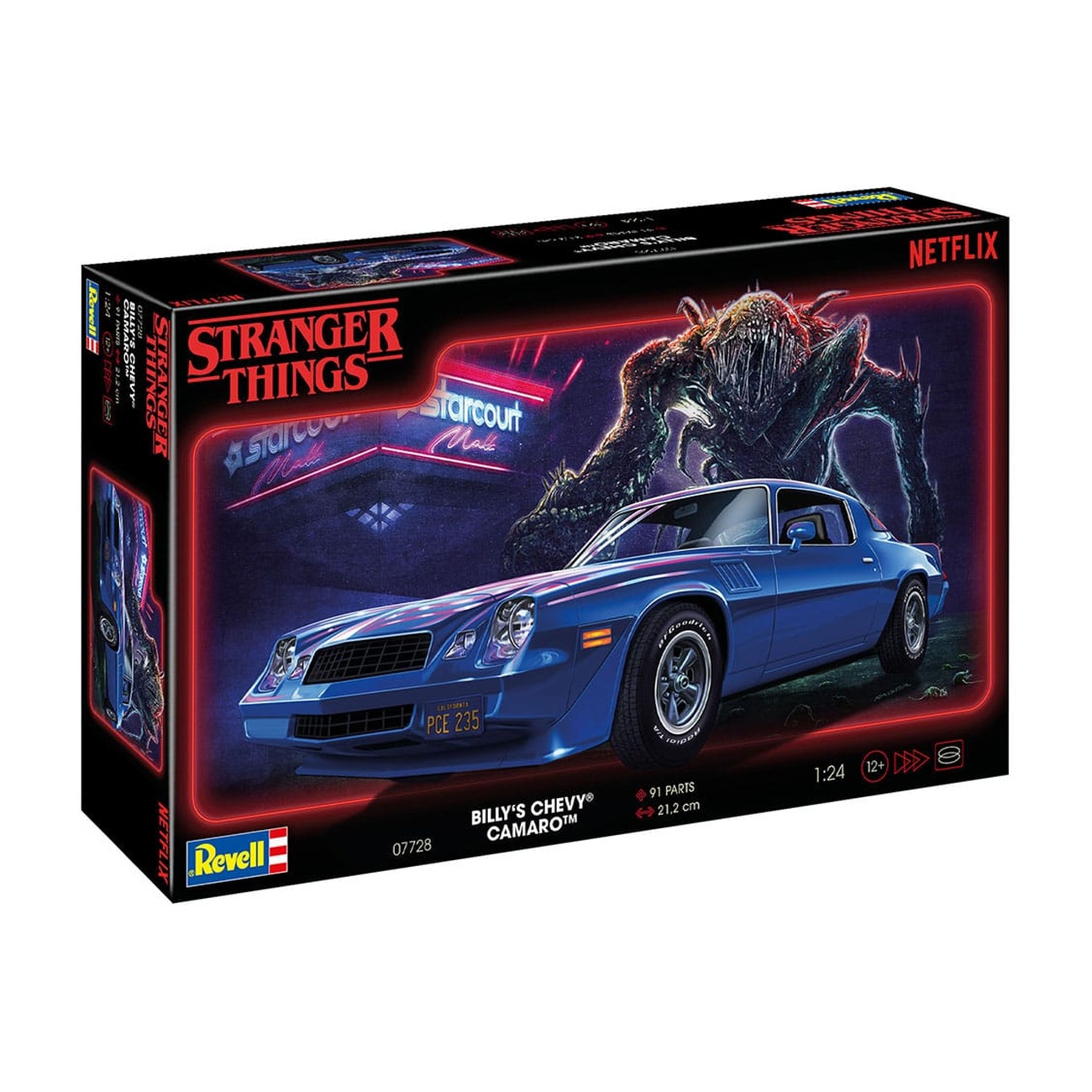 Stranger Things Maqueta 1/25 Chevy Camaro Z/28 19 cm