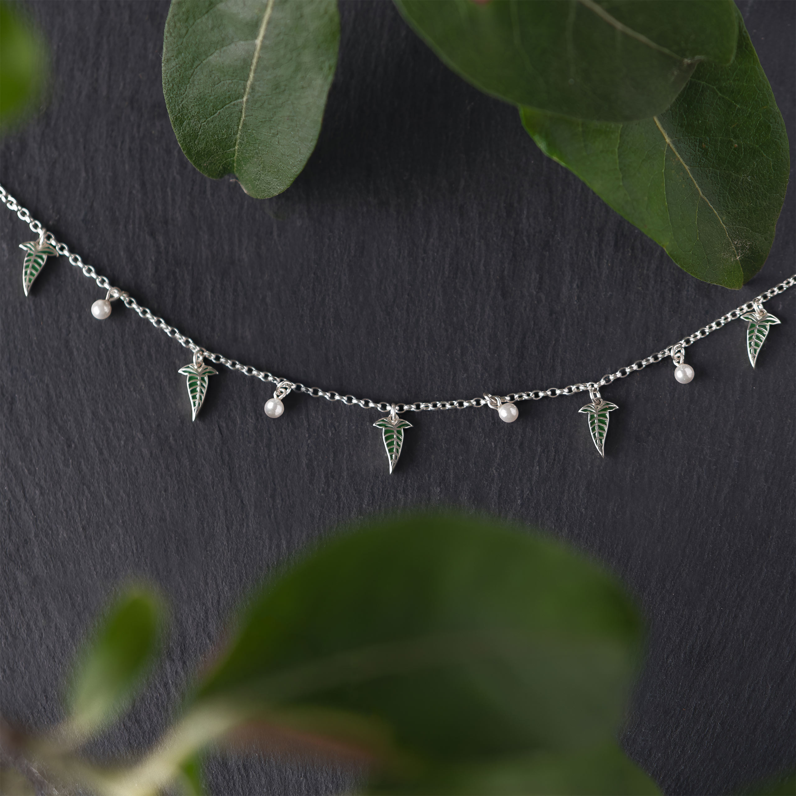 Elbenblatt Armband 925er Silber - Der Herr der Ringe