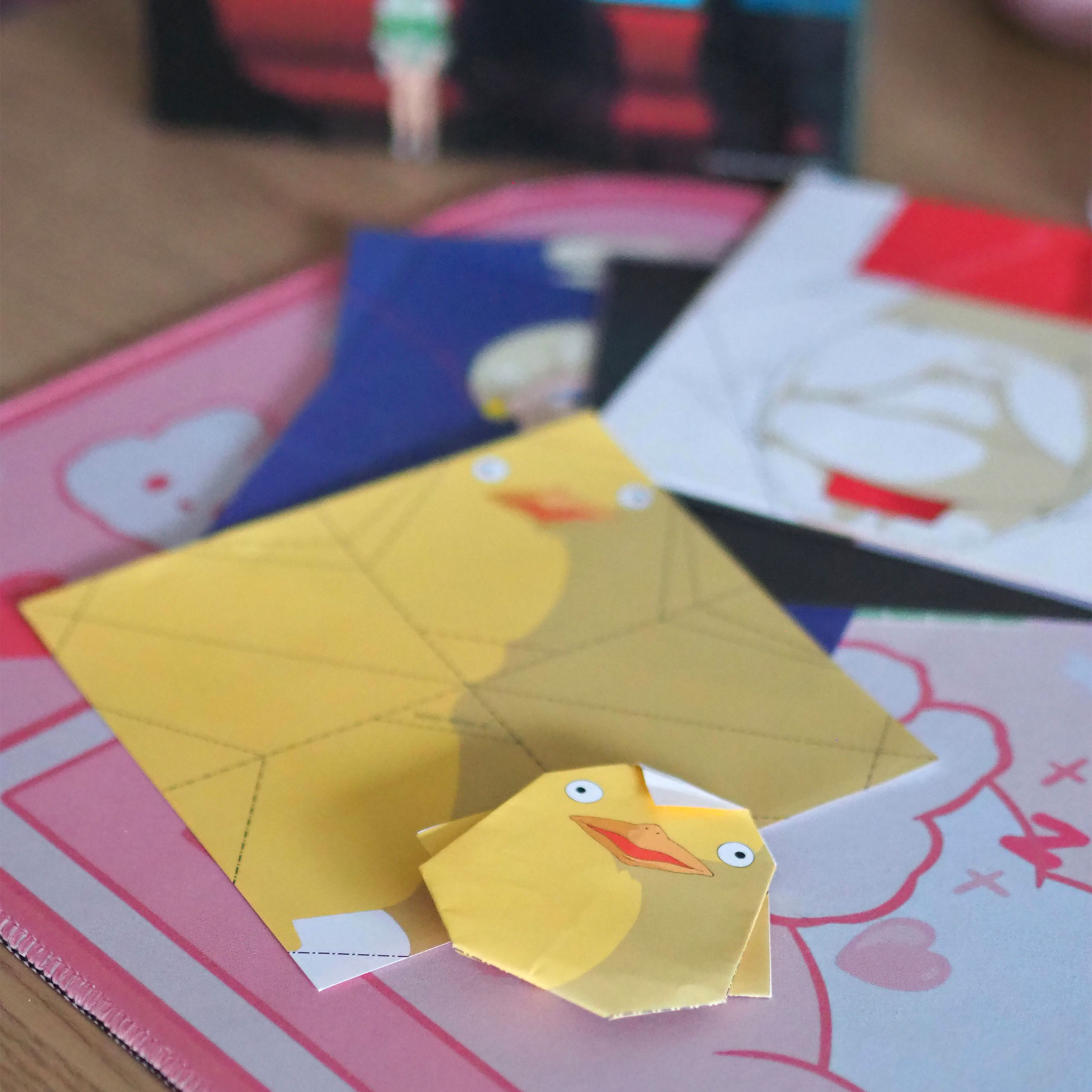 Viaggio di Chihiro nel paese delle meraviglie - Set di origami di Senza Volto e Chihiro