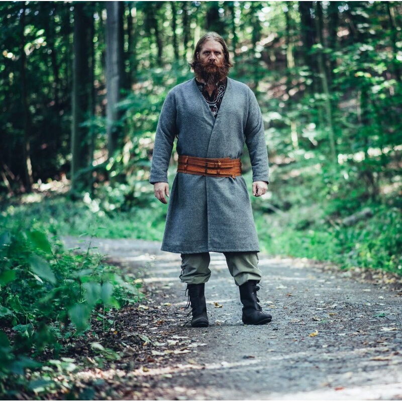 Medieval Wool Tunic Balder grey