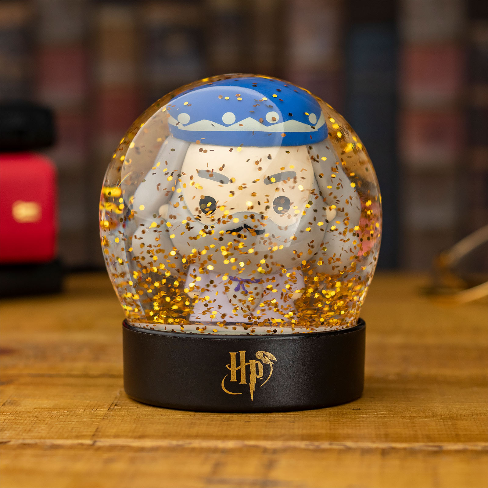 Harry Potter - Boule à neige Chibi de Dumbledore avec paillettes