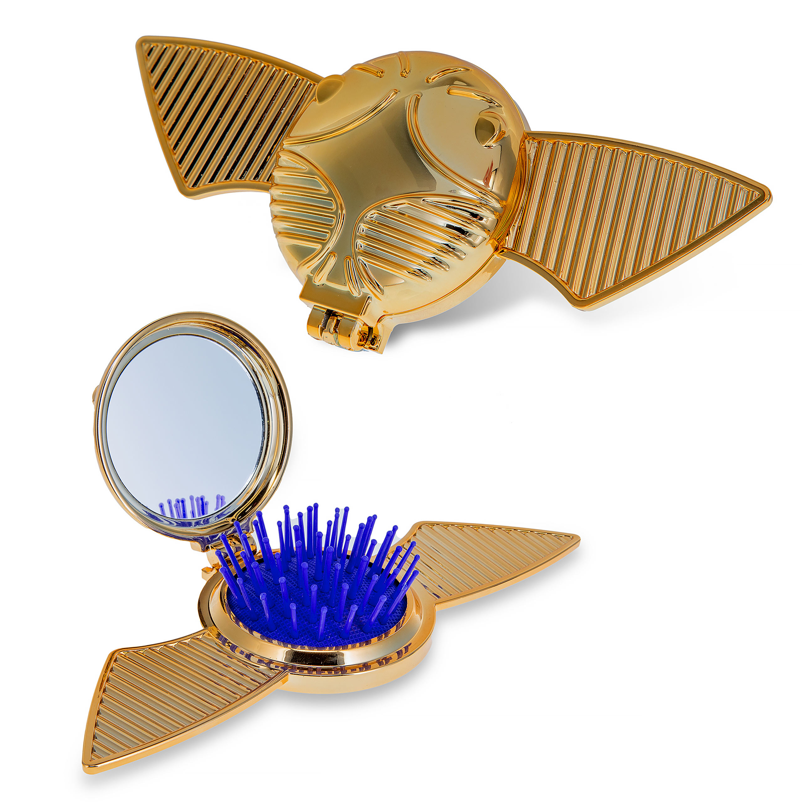 Harry Potter - Cepillo de pelo plegable Snitch Dorada