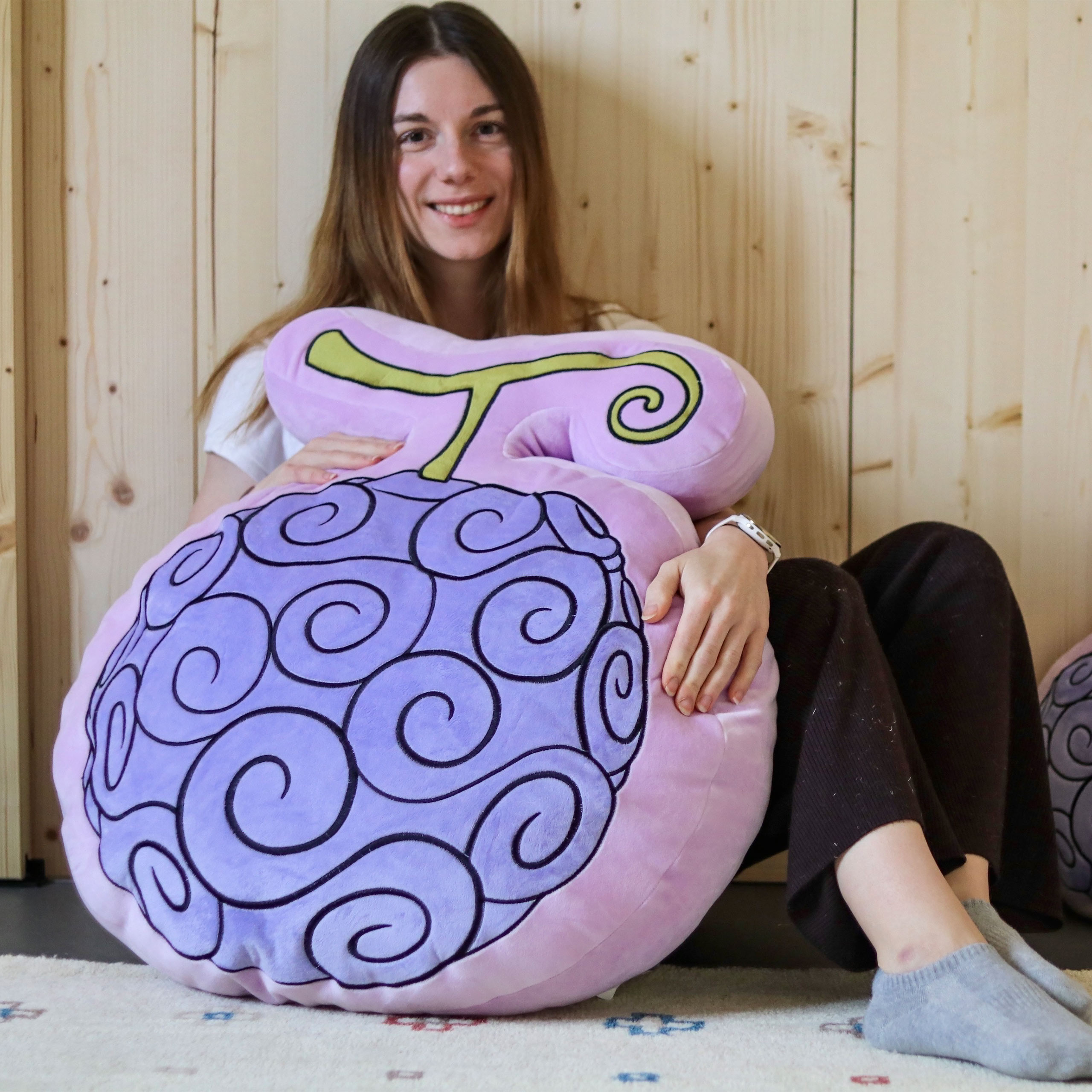 One Piece - Cuscino XXL Frutto del Diavolo Gomu Gomu