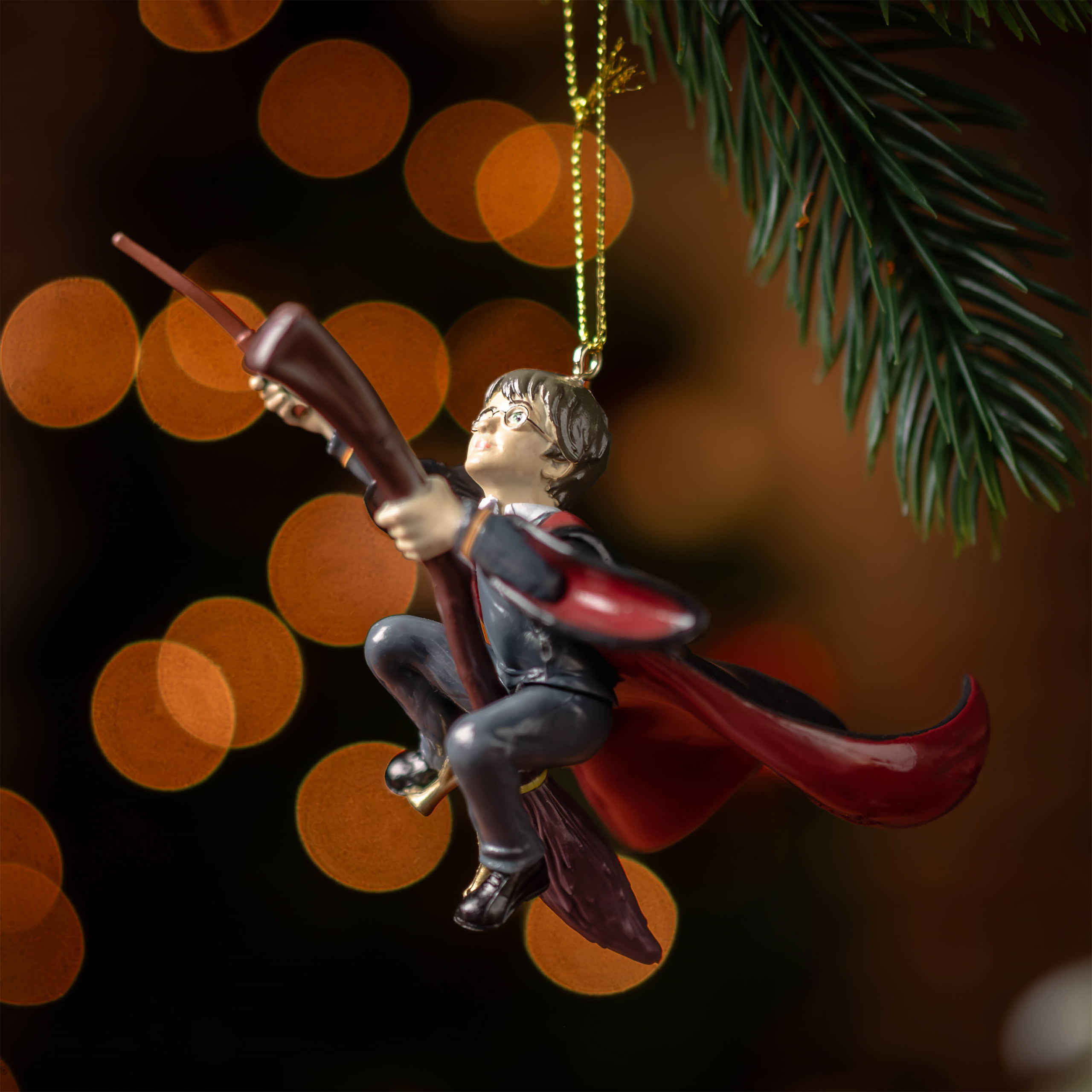 Harry met Nimbus 2000 kerstboomornament - Harry Potter