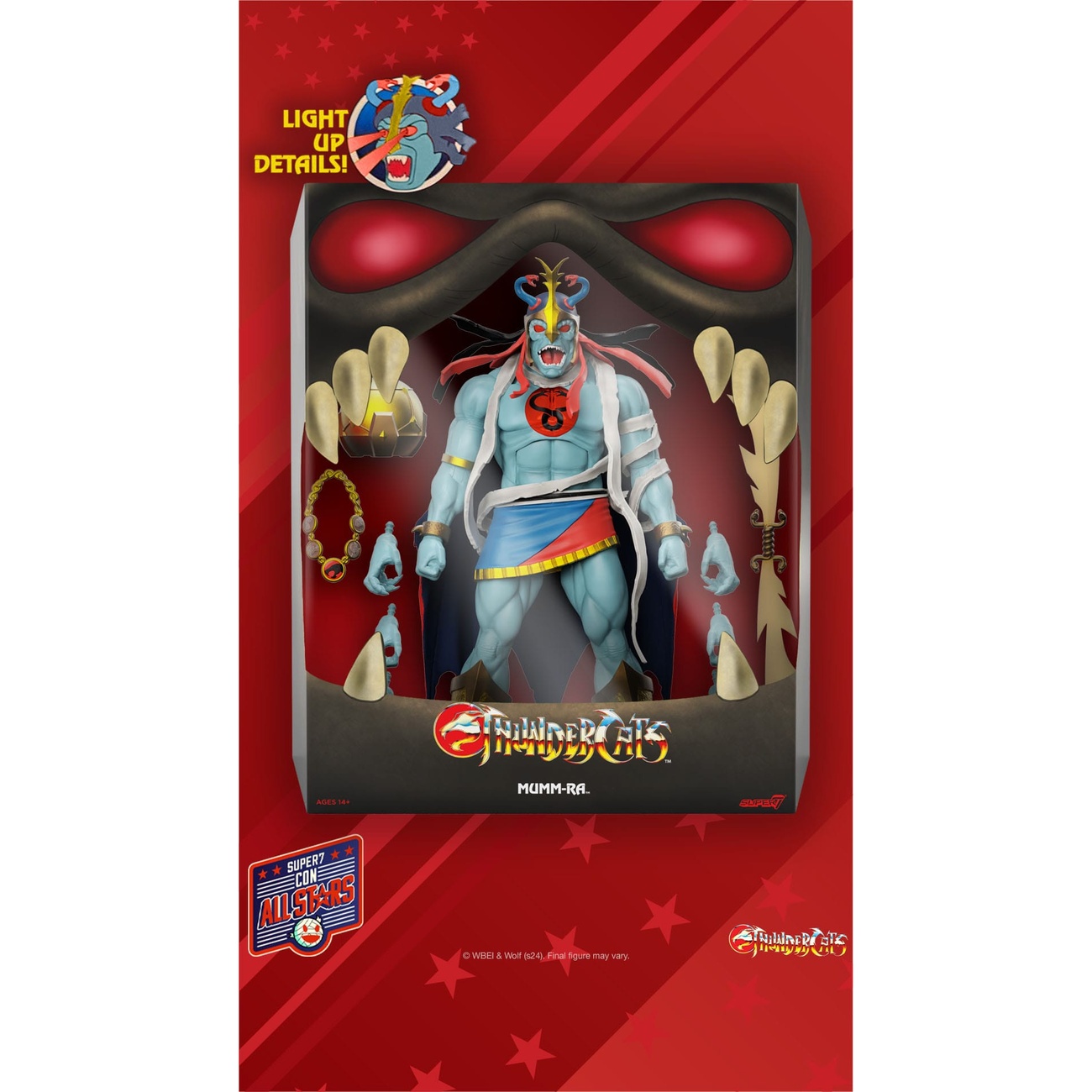 Thundercats Ultimates Actionfigur Mumm-Ra (LED Eyes) 18 cm