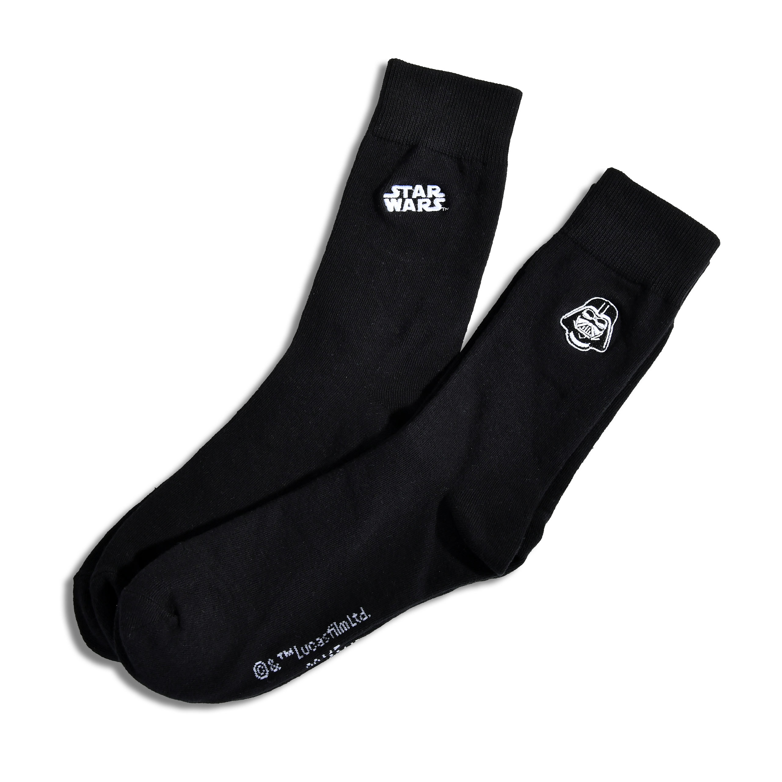 Star Wars - Darth Vader Logo Strumpor 2-pack Svart