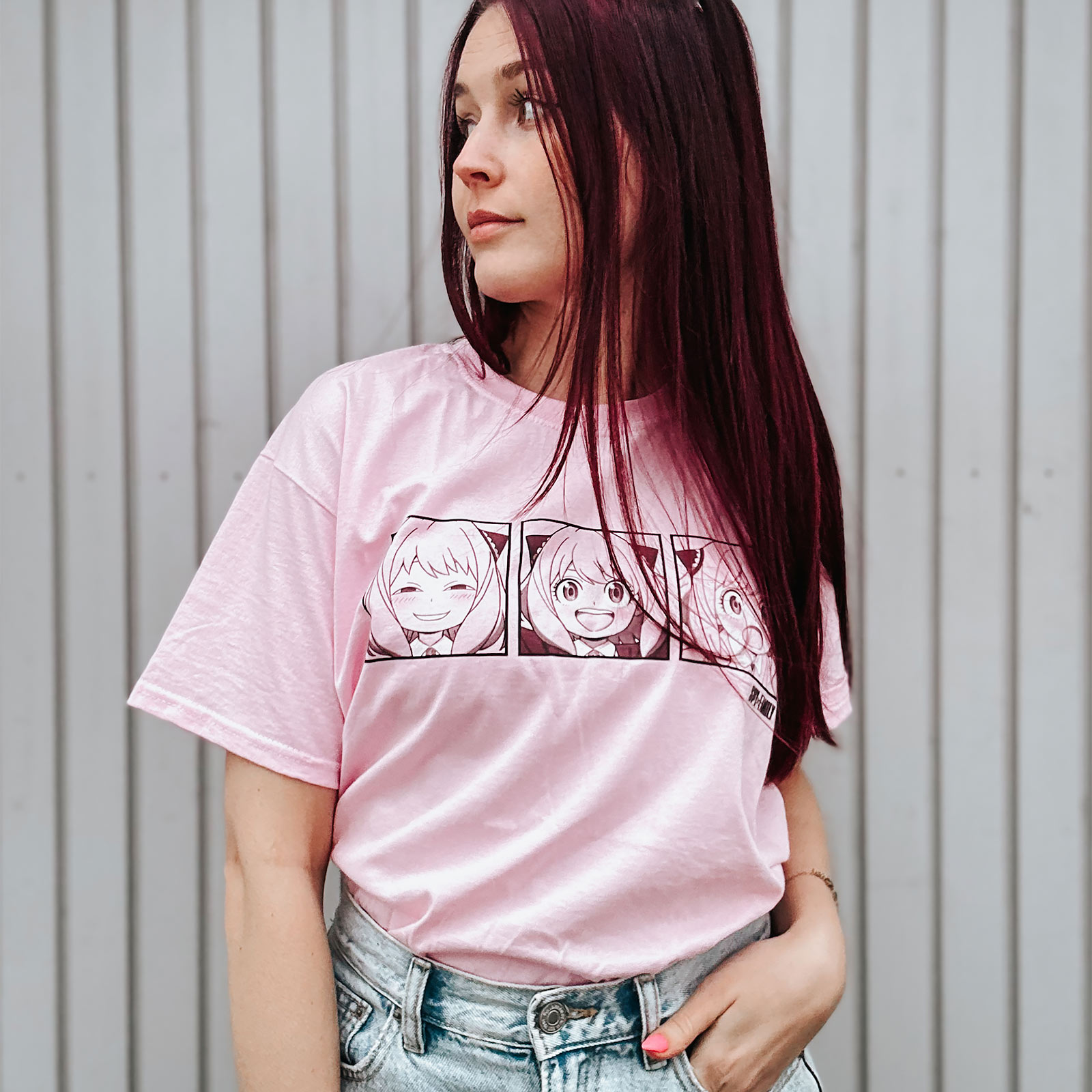 Spy x Family - Anya T-Shirt rosa