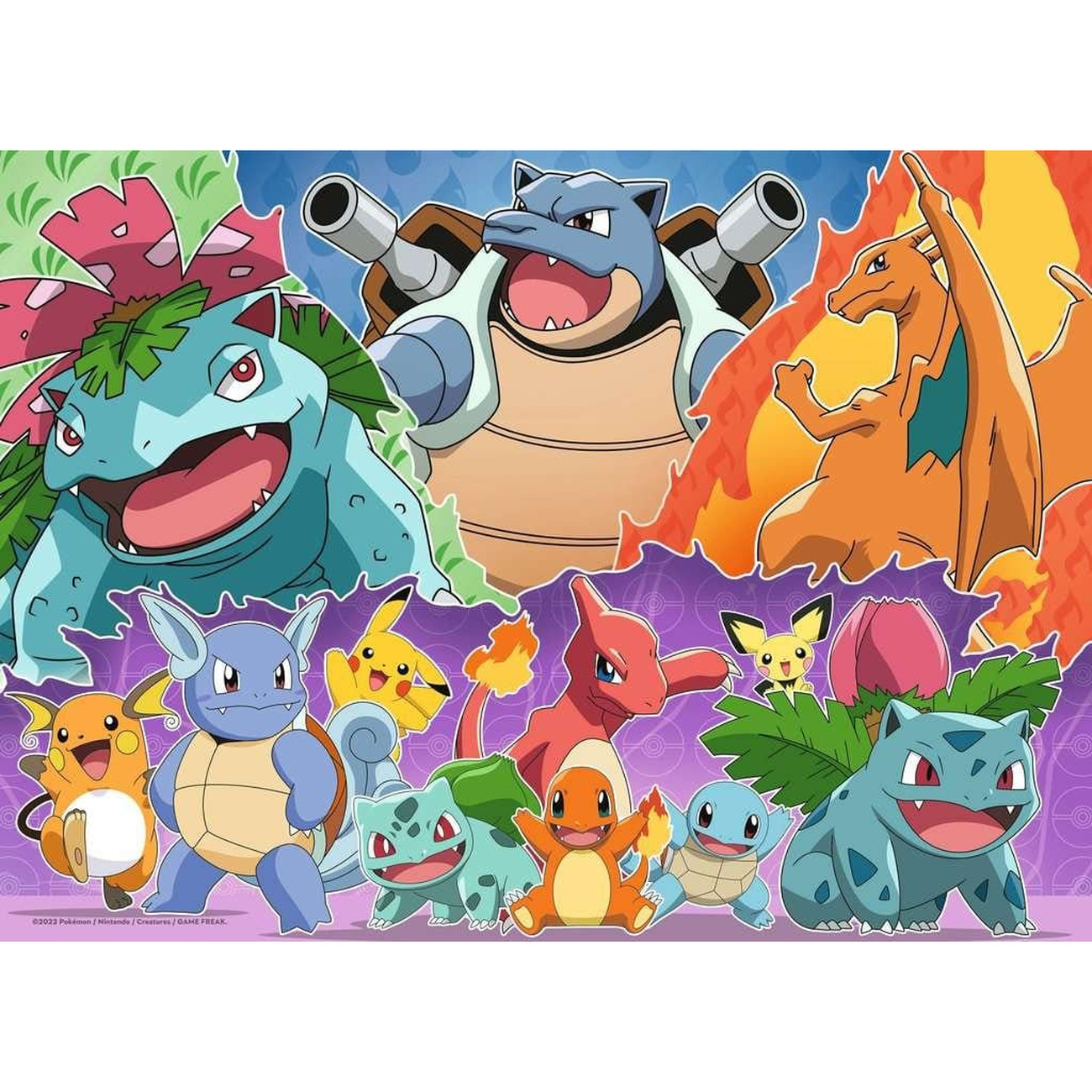 Pokémon Puzzles 4-Pack Pokémon Buddies (4x100 Pieces)