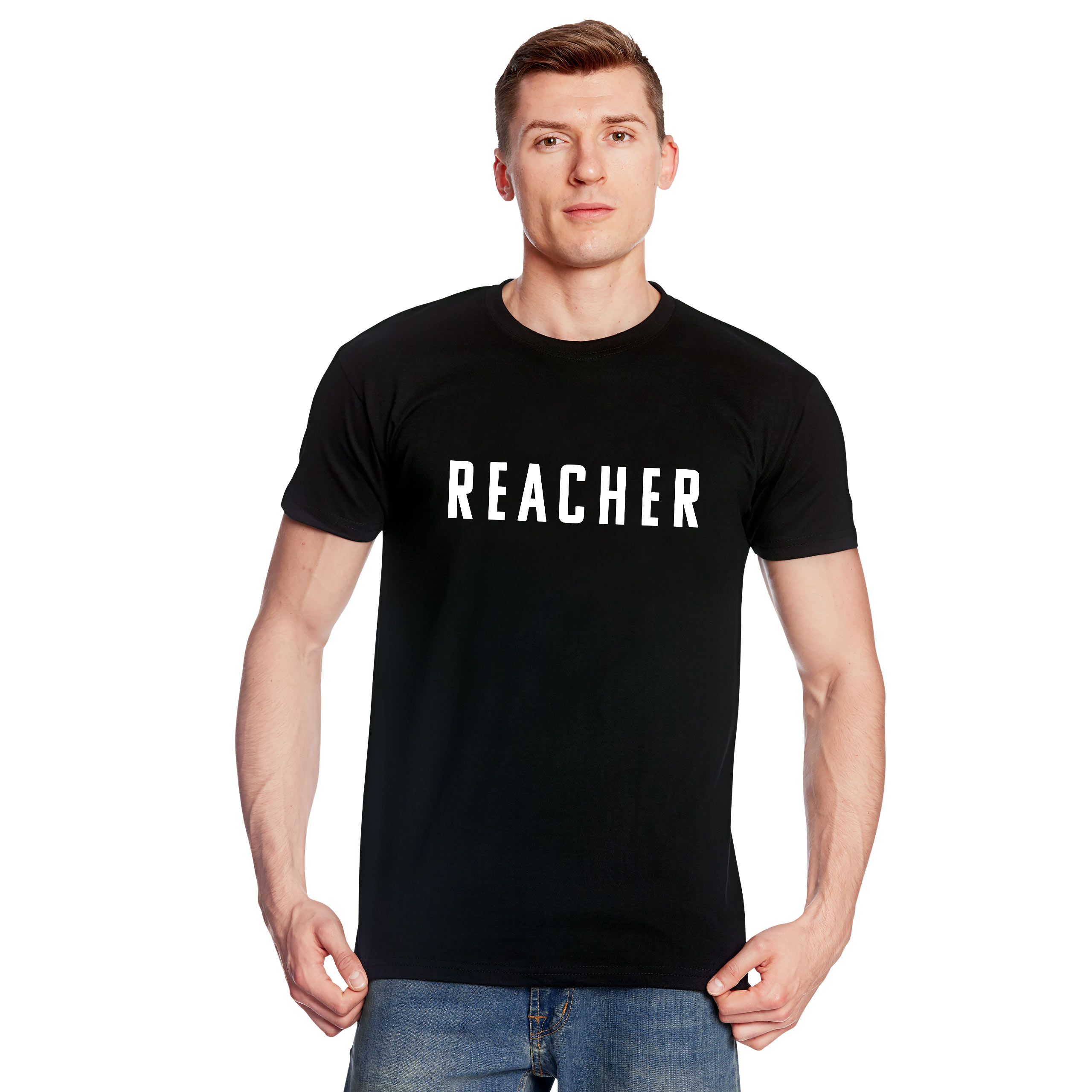 Logo T-Shirt für Jack Reacher Fans schwarz