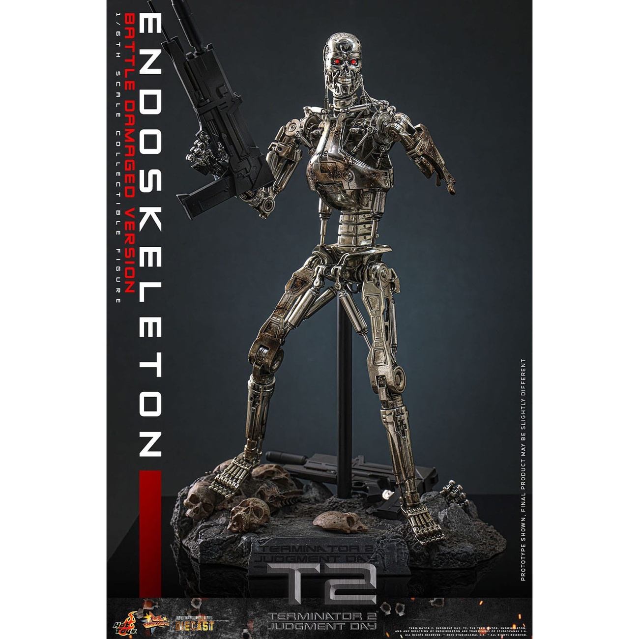 Terminator – Action figure Masterpiece Endoskeleton 1:6 Battle Damaged ...