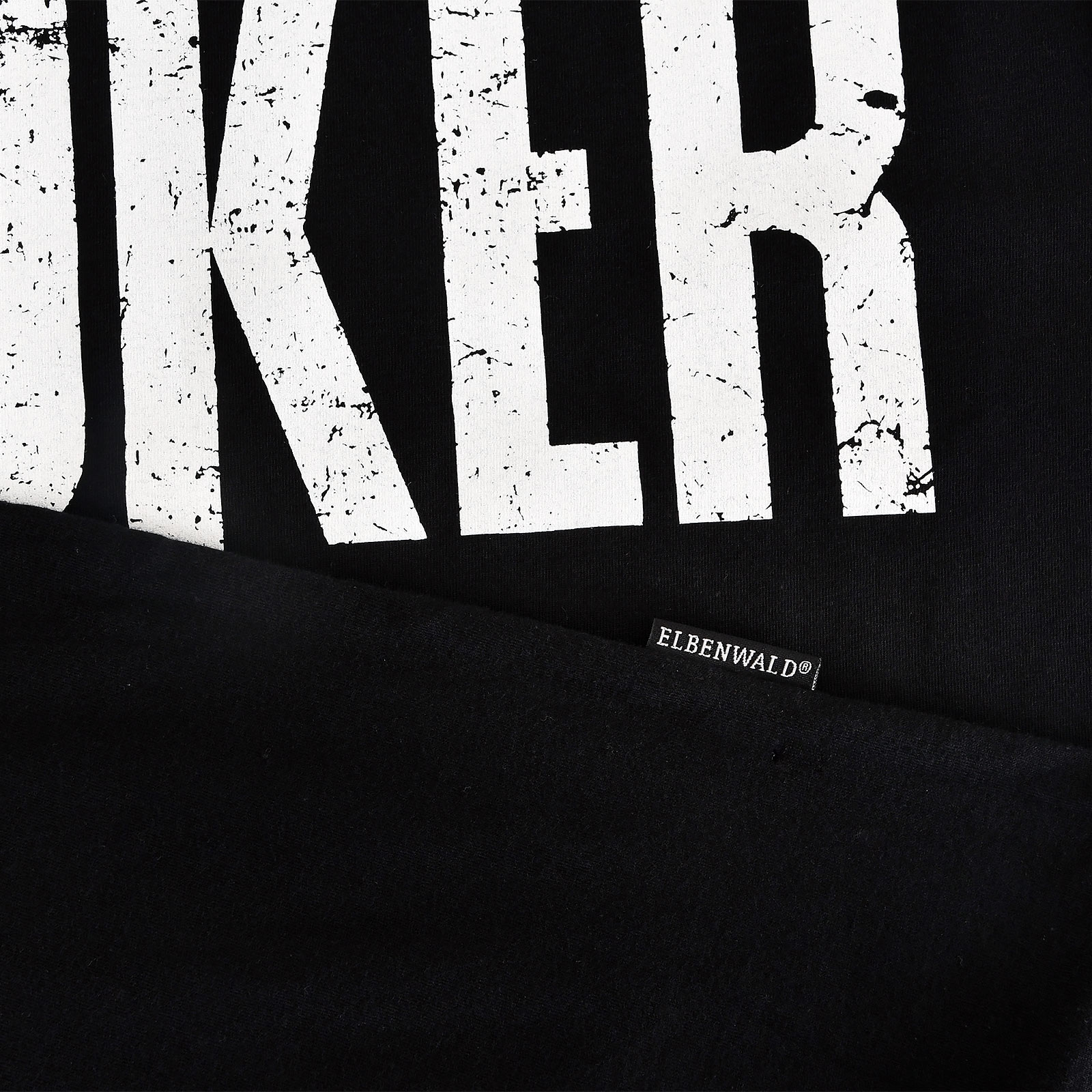 T-shirt Joker Logo Délavé Noir