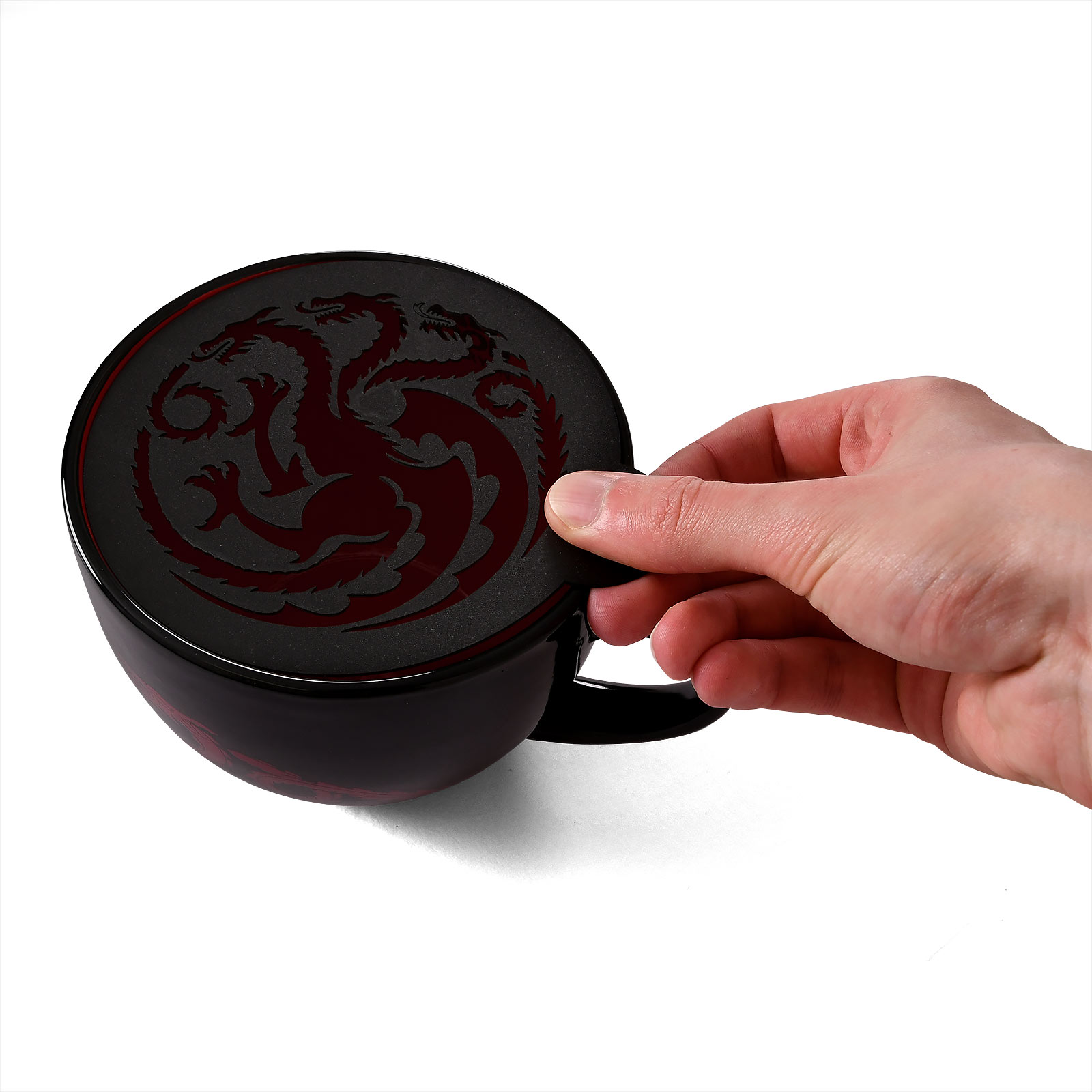 Game of Thrones - House Targaryen mug with stencil