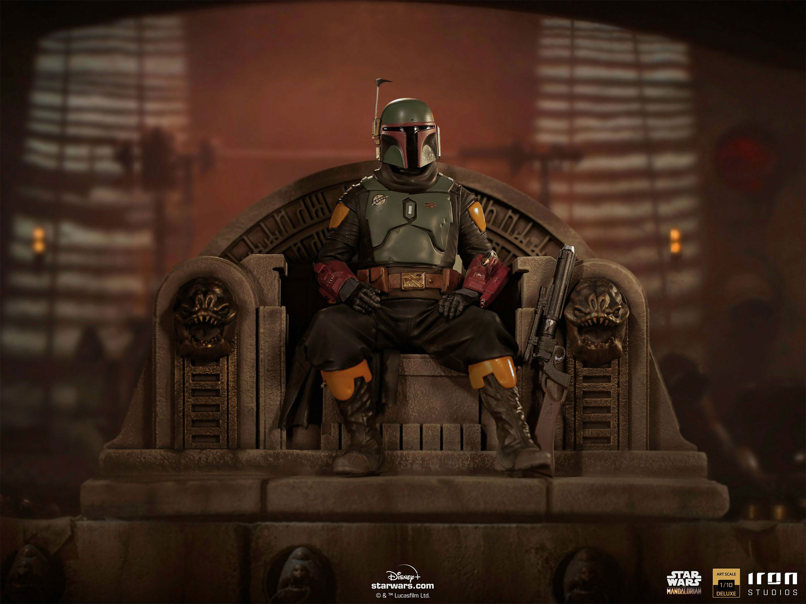Statue Deluxe à l'échelle d'art BDS de Boba Fett - Star Wars The Mandalorian