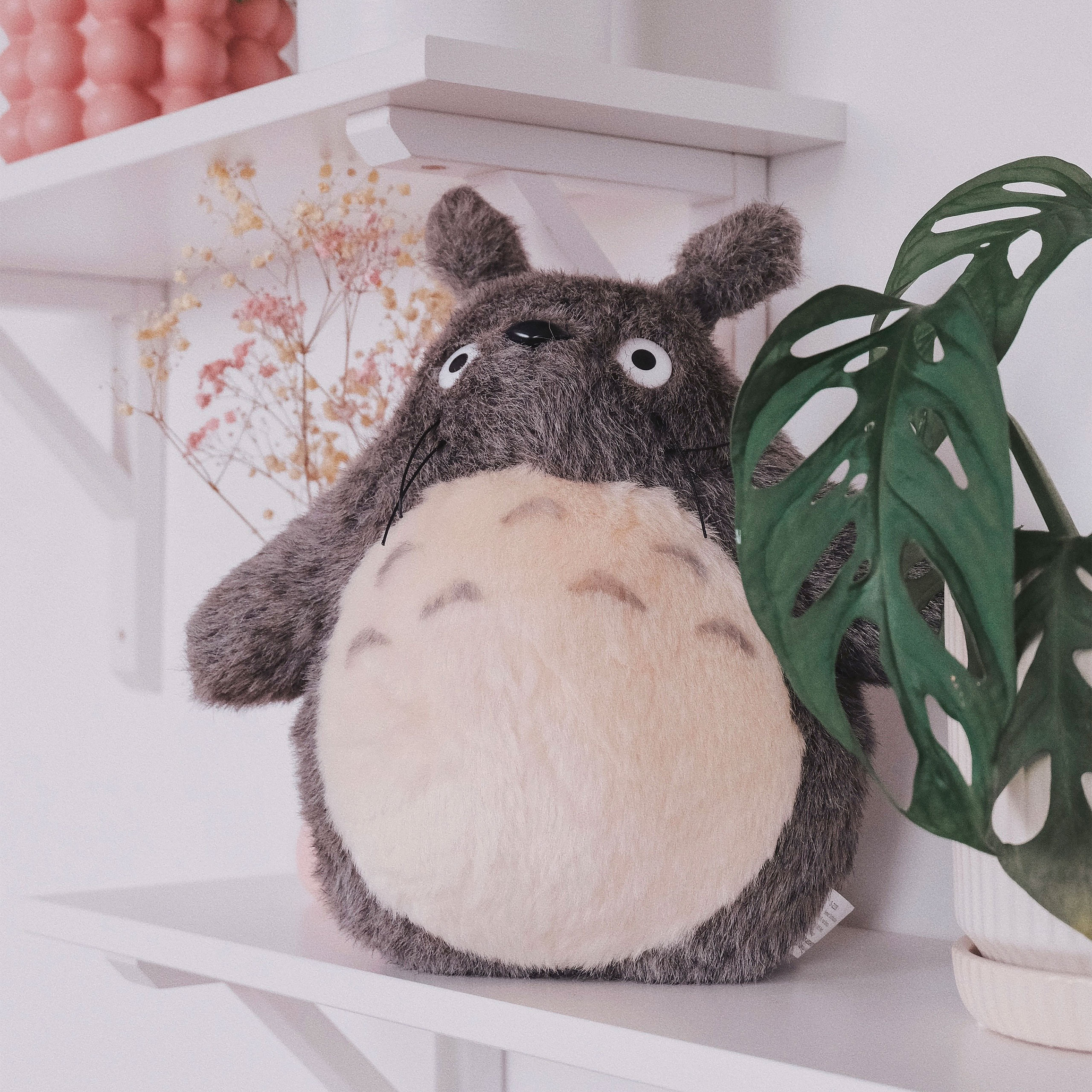 Totoro Plush Figure Grey