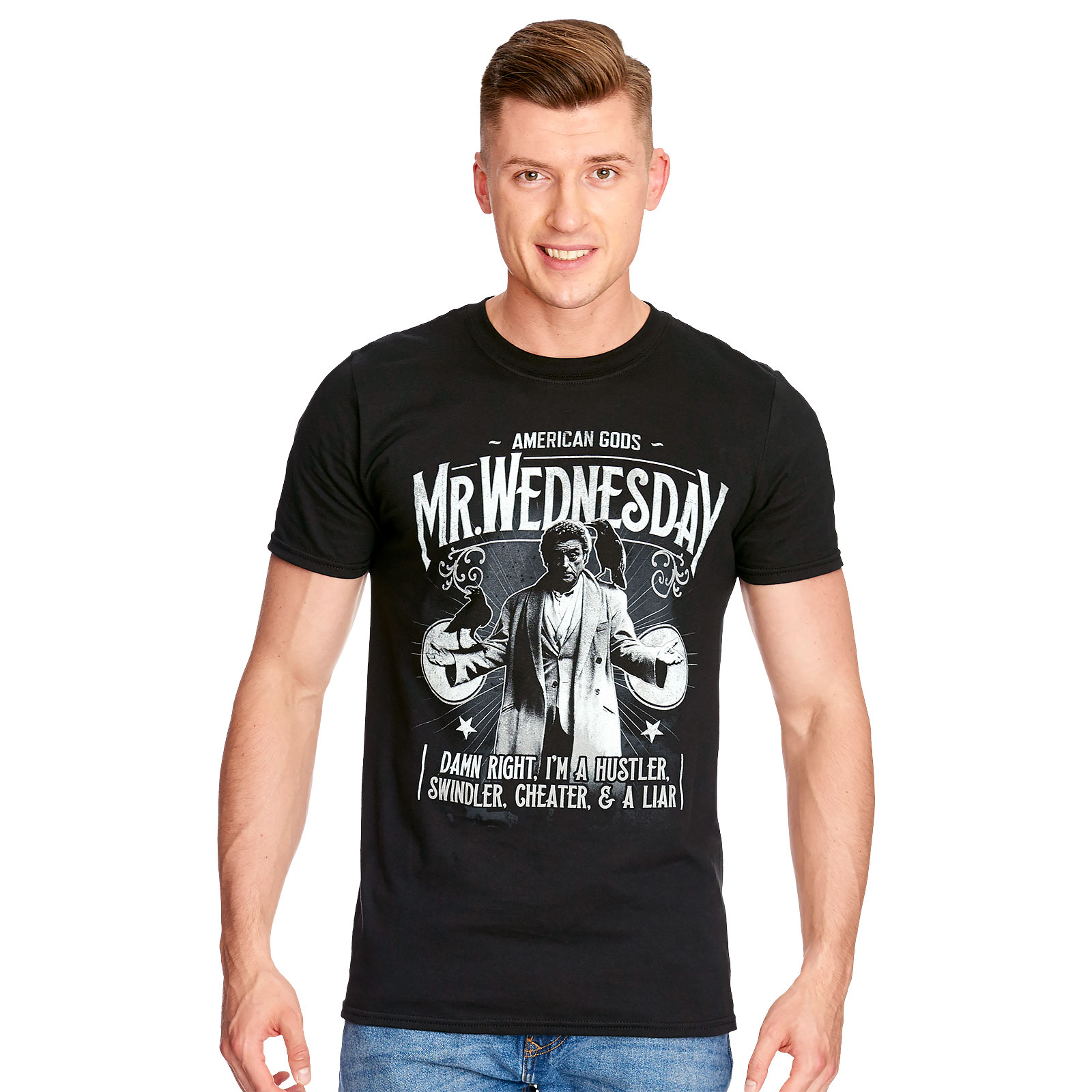 American Gods - Mr. Wednesday T-Shirt zwart
