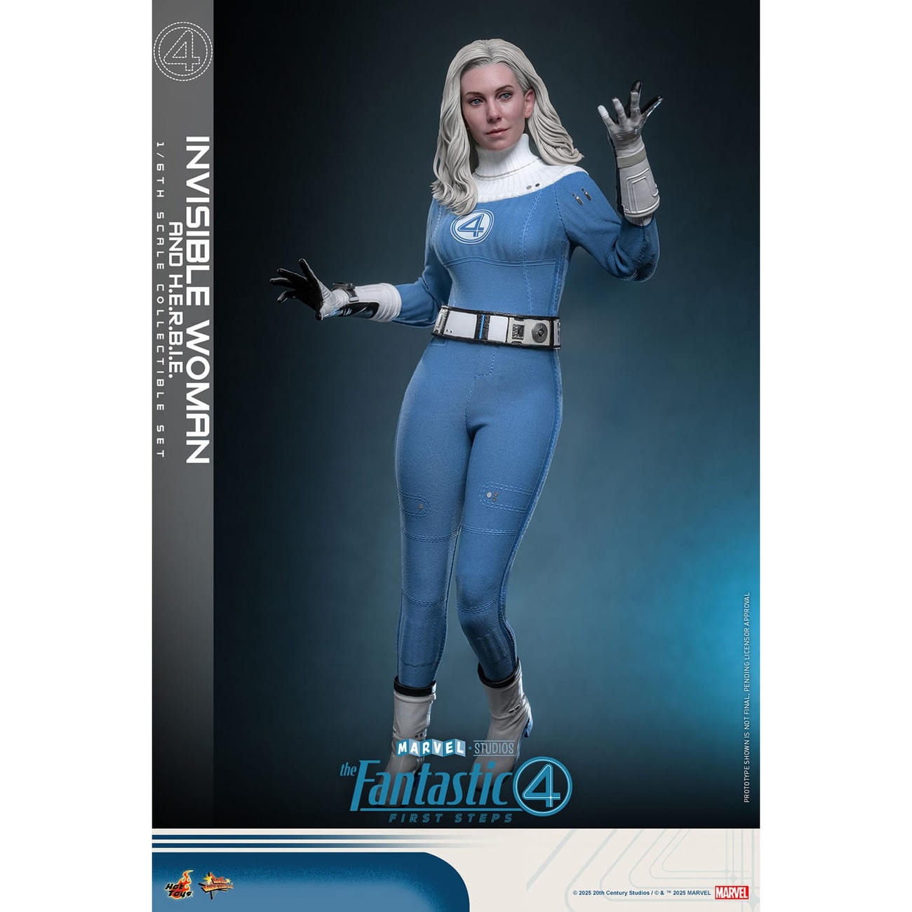 Les Quatre Fantastiques - Invisible Woman & H.E.R.B.I.E. coffret de figurines d’action Masterpiece 1:6