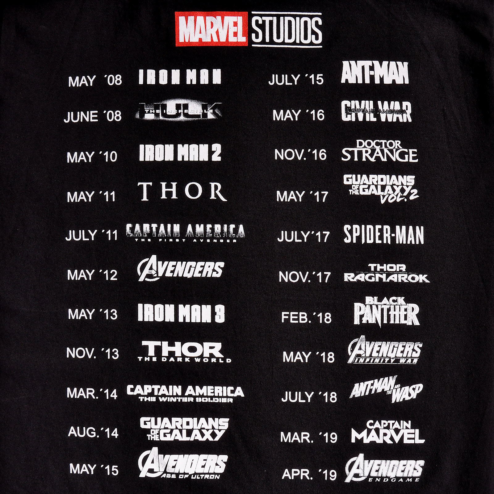 Marvel - More Than a Fan T-Shirt black