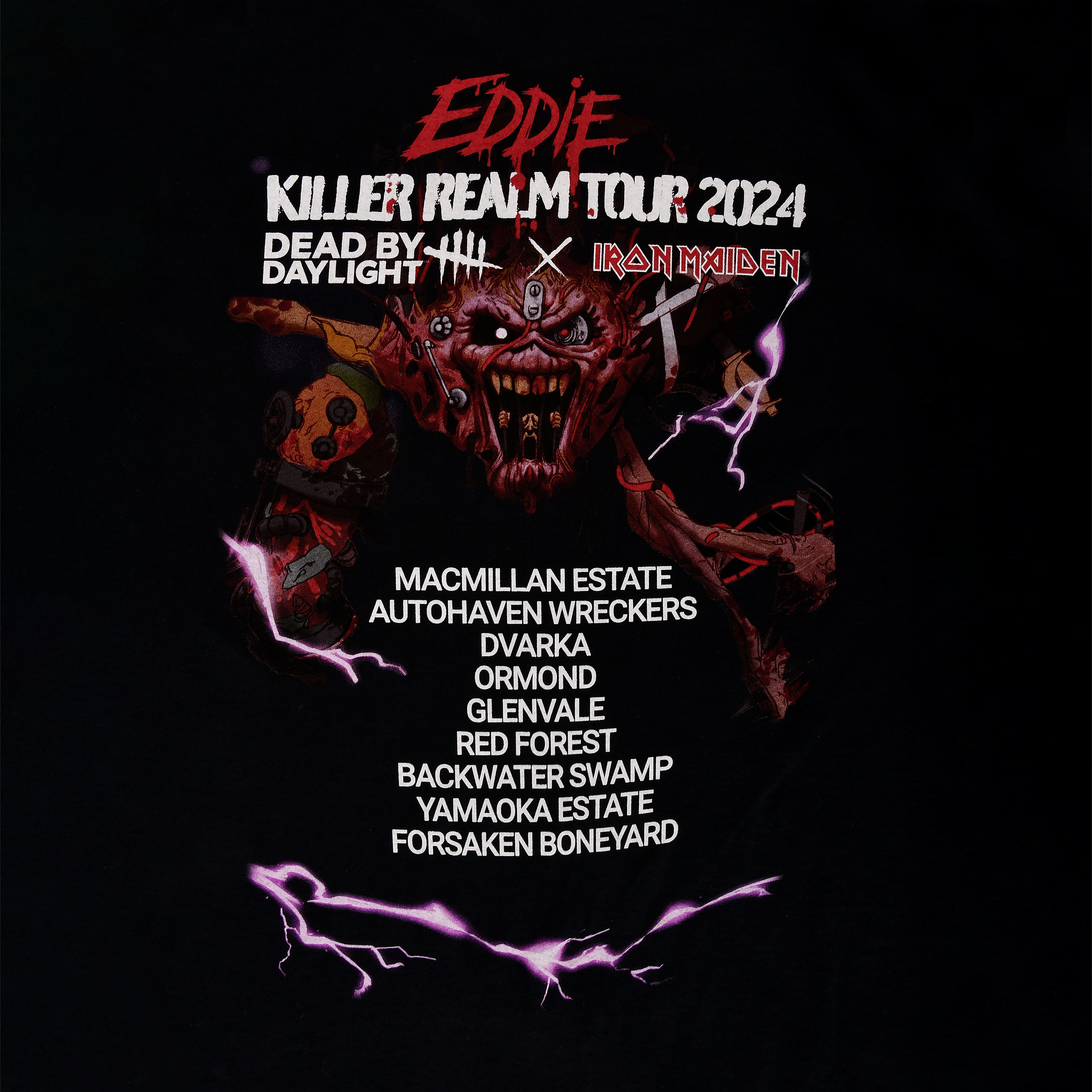 Dead by Daylight x Iron Maiden - Eddie Killer Realm Tour 2024 T-Shirt