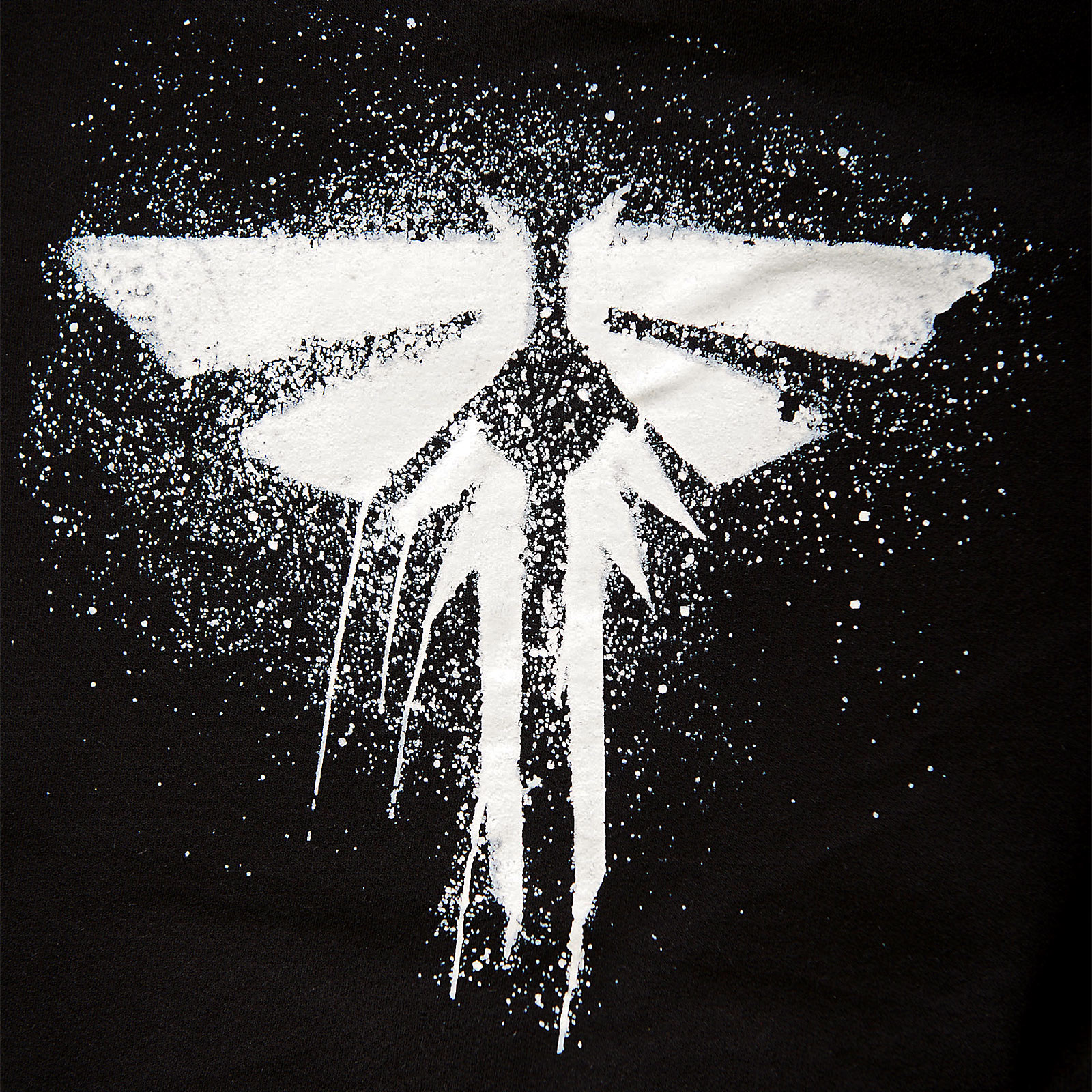 The Last of Us - Sweat à capuche noir avec logo Fireflies