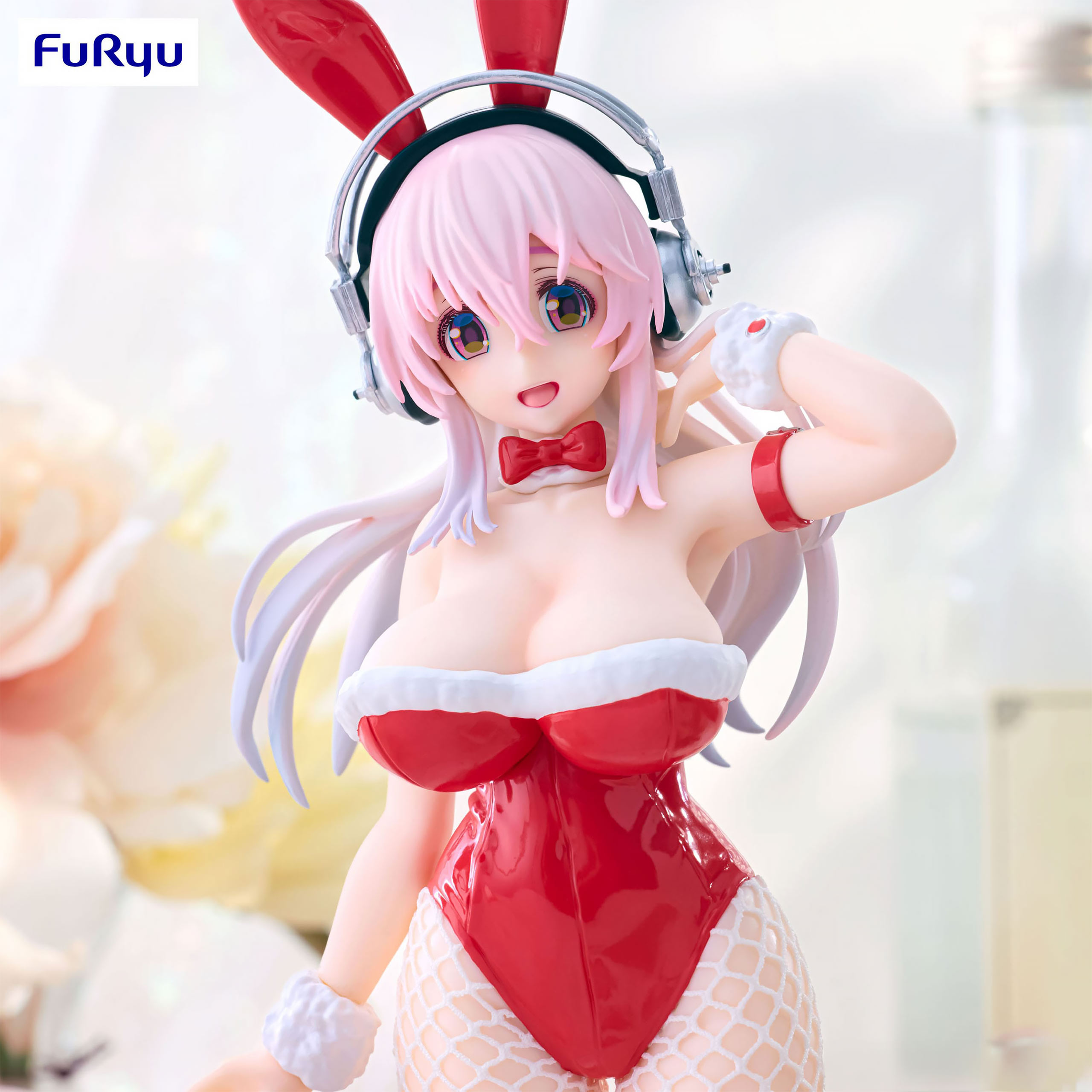 Super Sonico - BiCute Bunnies Figur Red Color Version