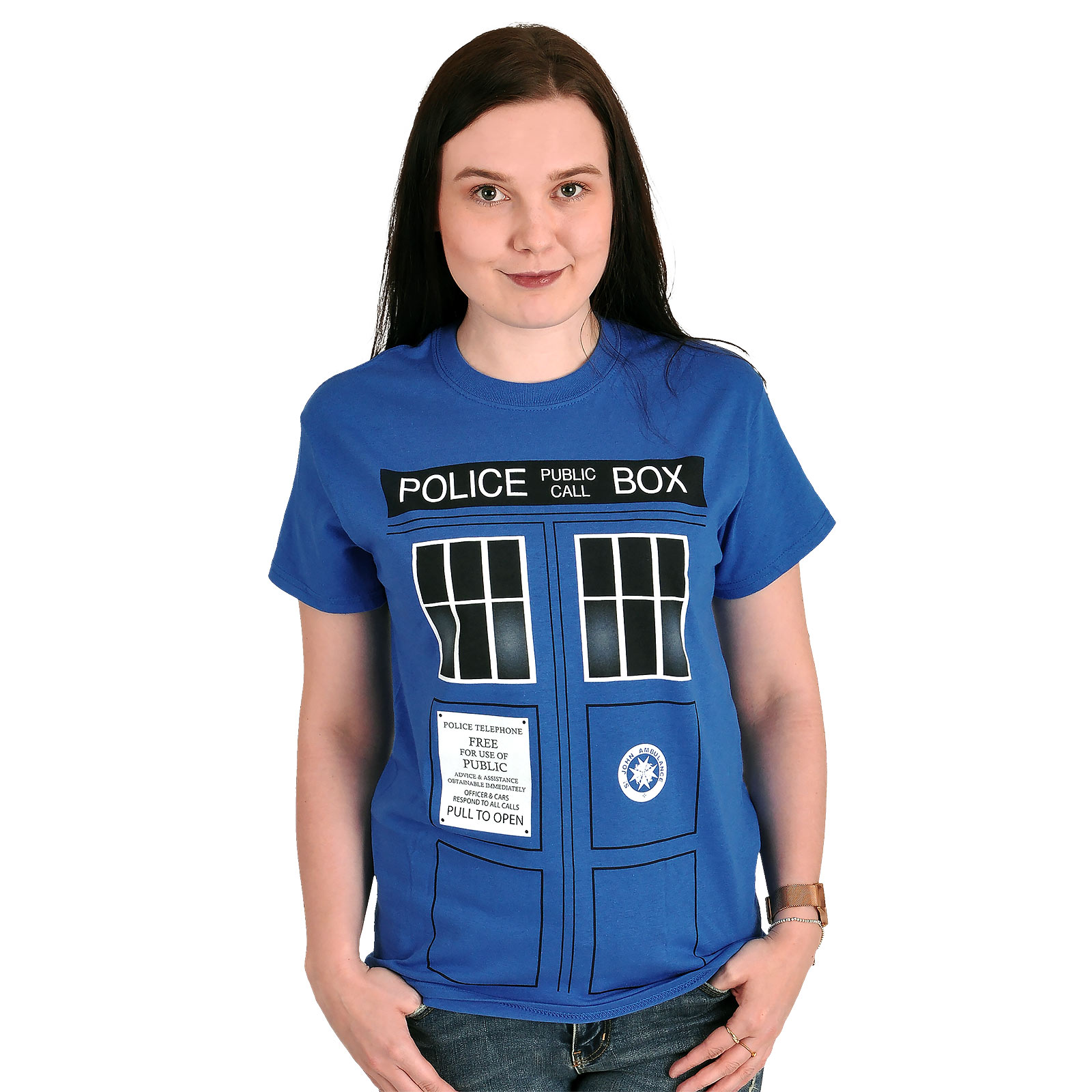 Doctor Who - Tardis T-Shirt blau