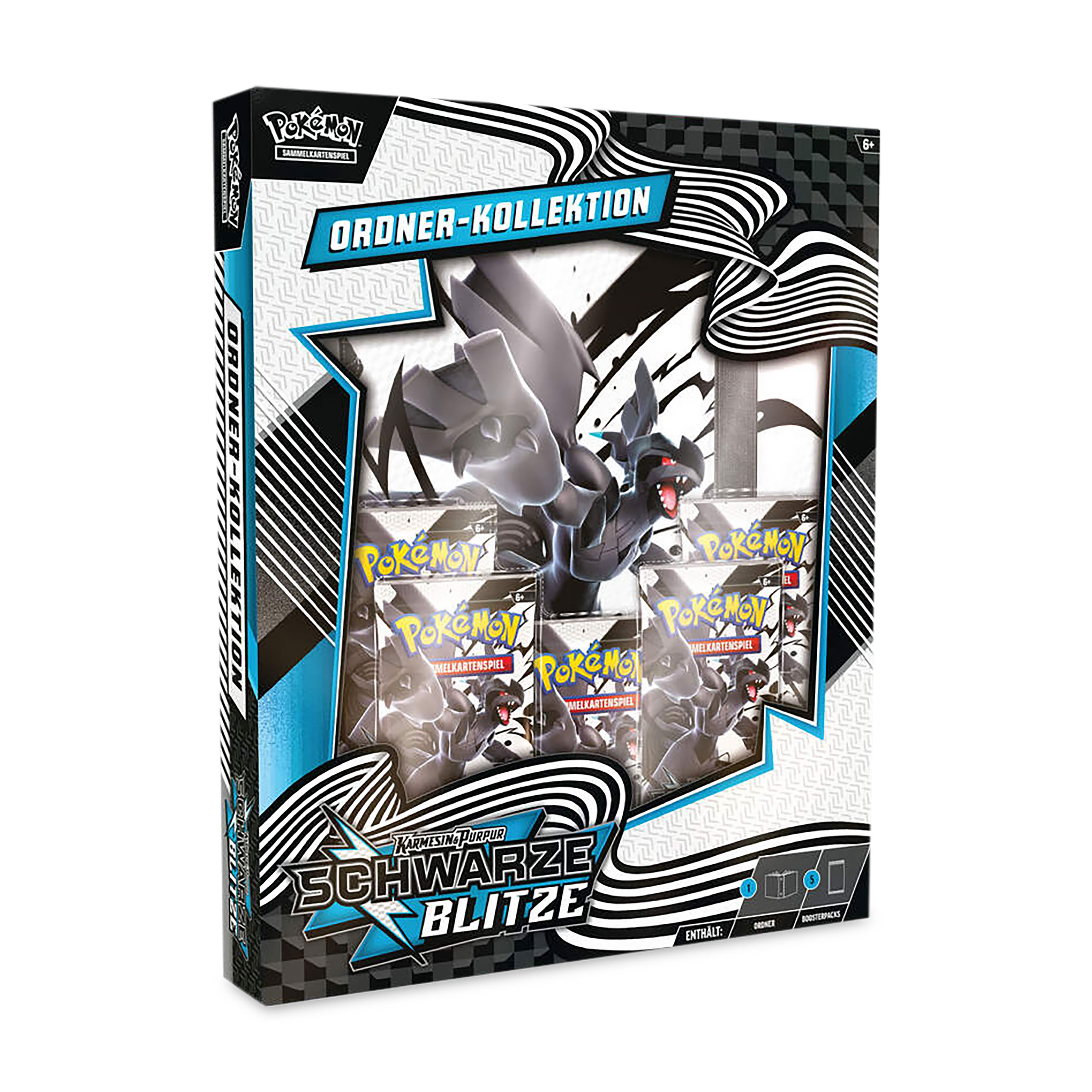 Pokemon - Escarlata & Púrpura Llamas Obsidianas Caja de Cartas Coleccionables con Carpeta