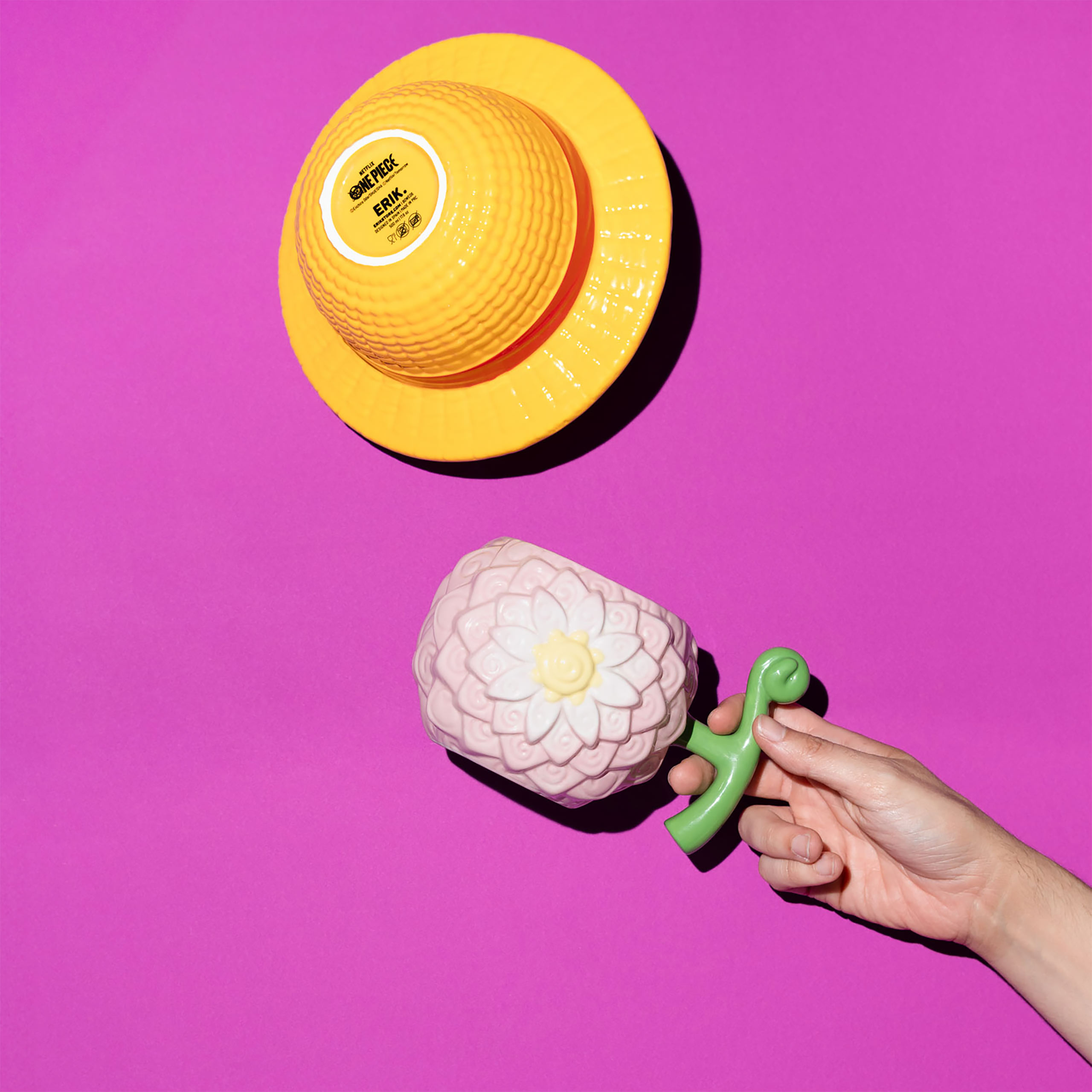 One Piece - Taza 3D Fruta del Diablo Flower Flower