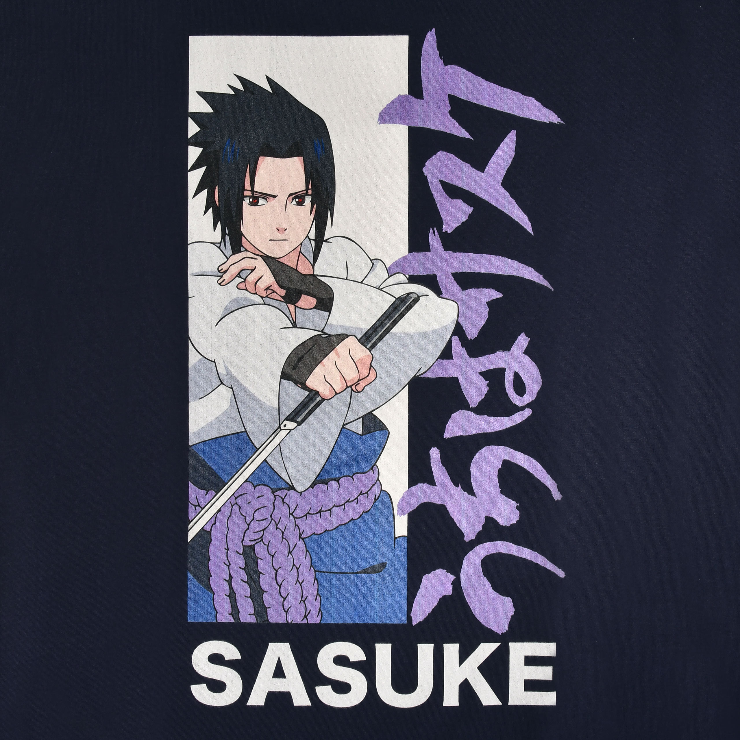 Naruto - Sasuke T-shirt blauw
