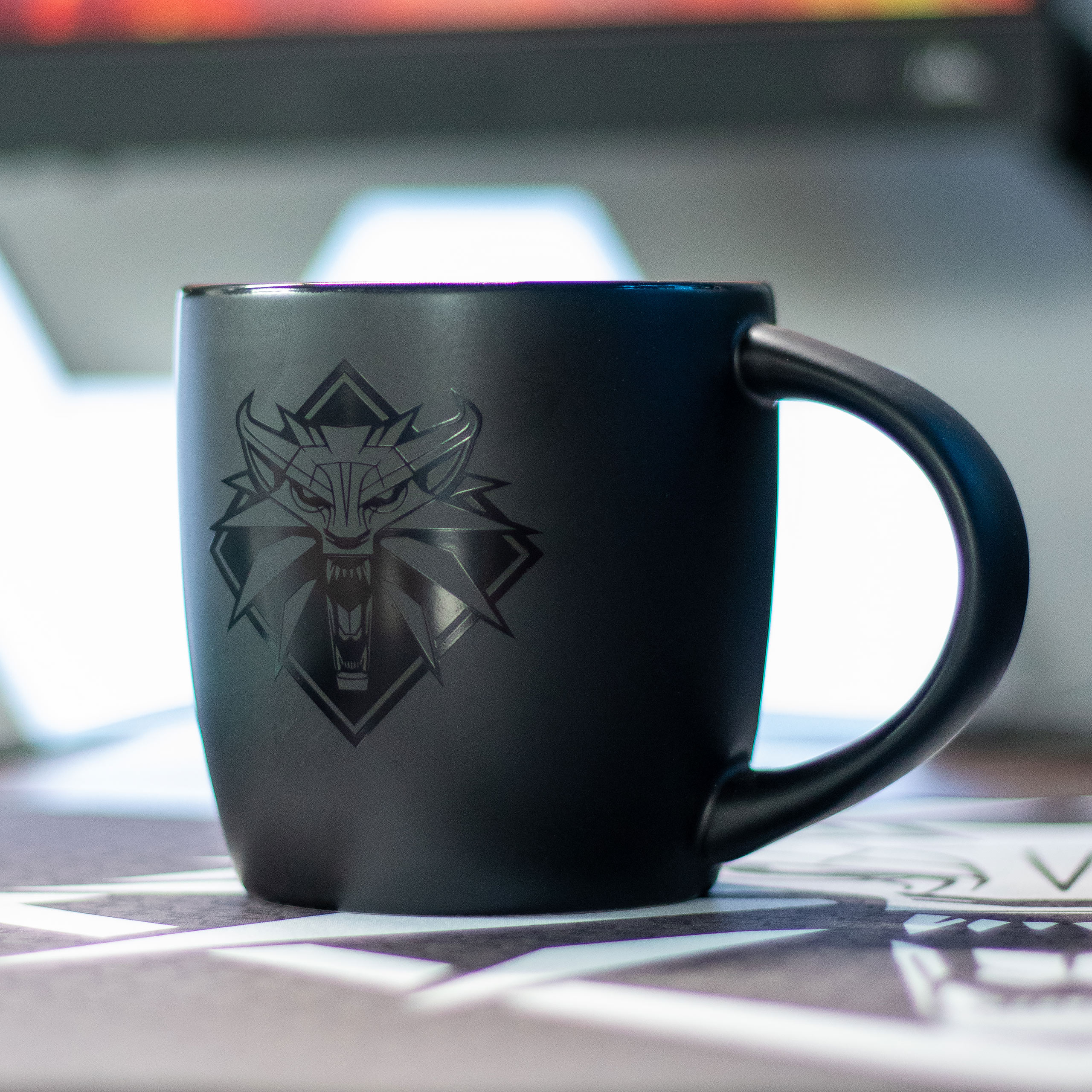 Witcher - Taza Medallón de Lobo