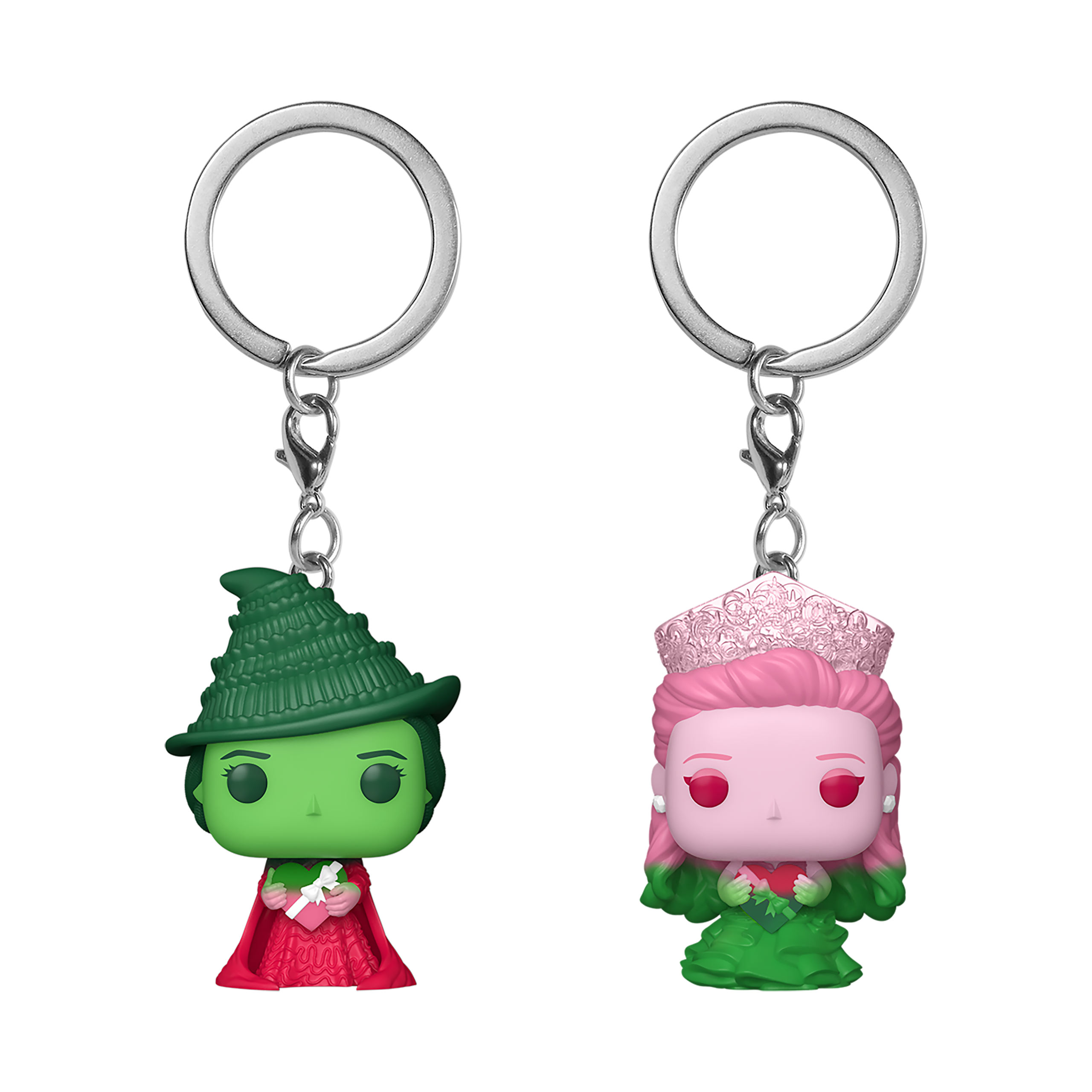 Wicked - Glinda y Elphaba (Ombre) set de 2 llaveros Funko Pop