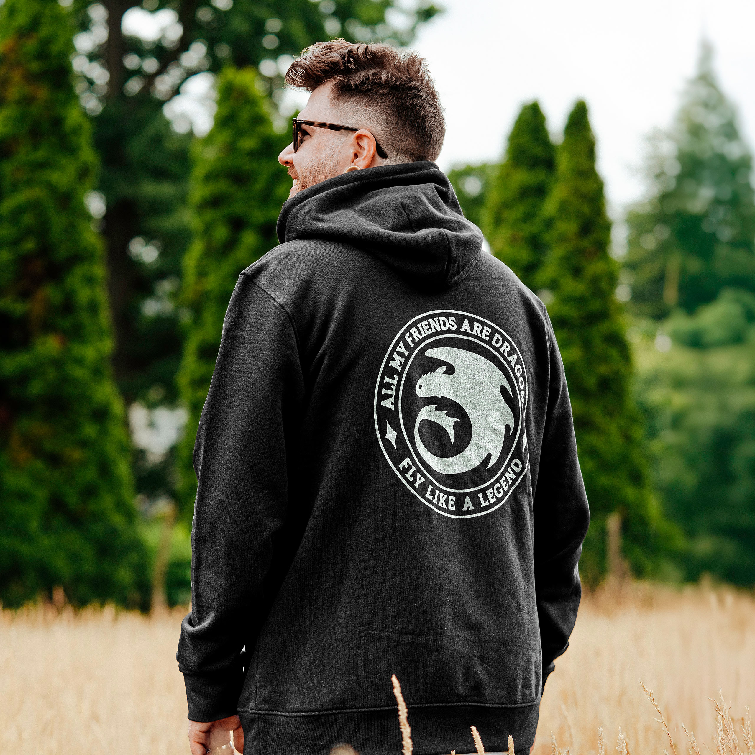 Sweat à Capuche Homme Motif Dragon - Coupe Oversize, Poche Kangourou, Style Streetwear Automne/hiver