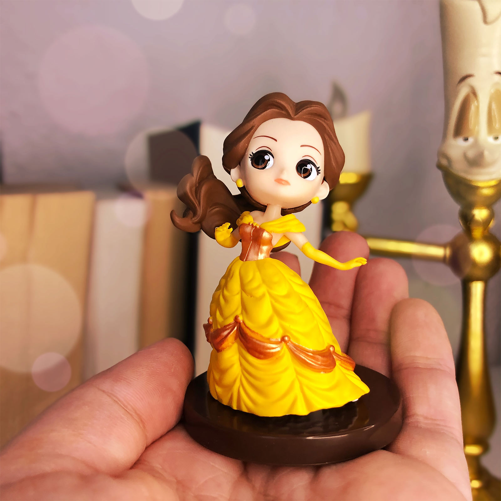 La Belle et la Bête - Belle avec Robe de Bal Q Posket Figurine 7 cm