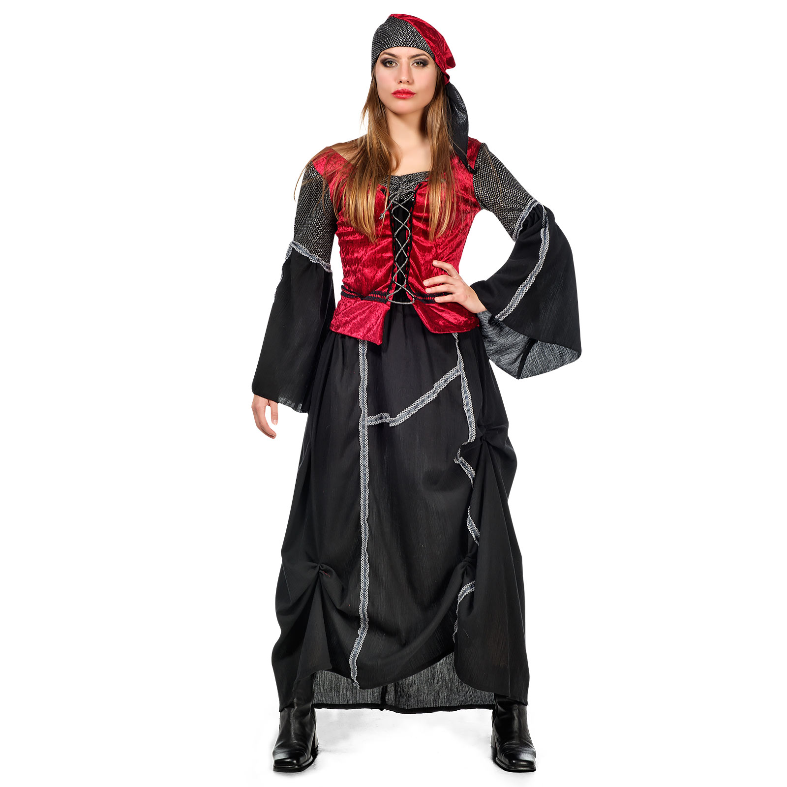 Spanische Piratin - Kostüm Damen