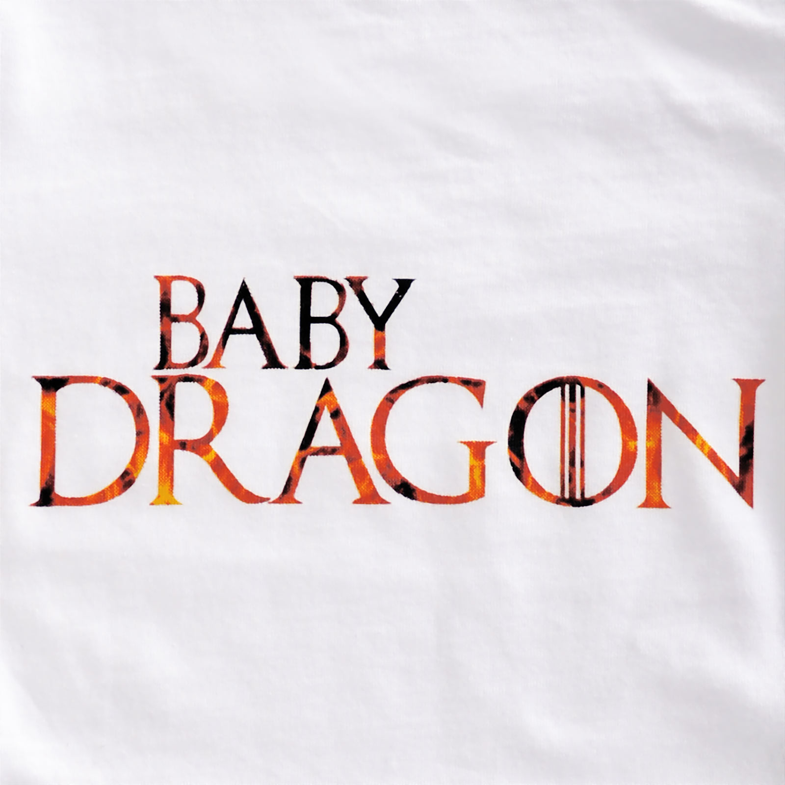 Baby Dragon - Kinder T-shirt Wit