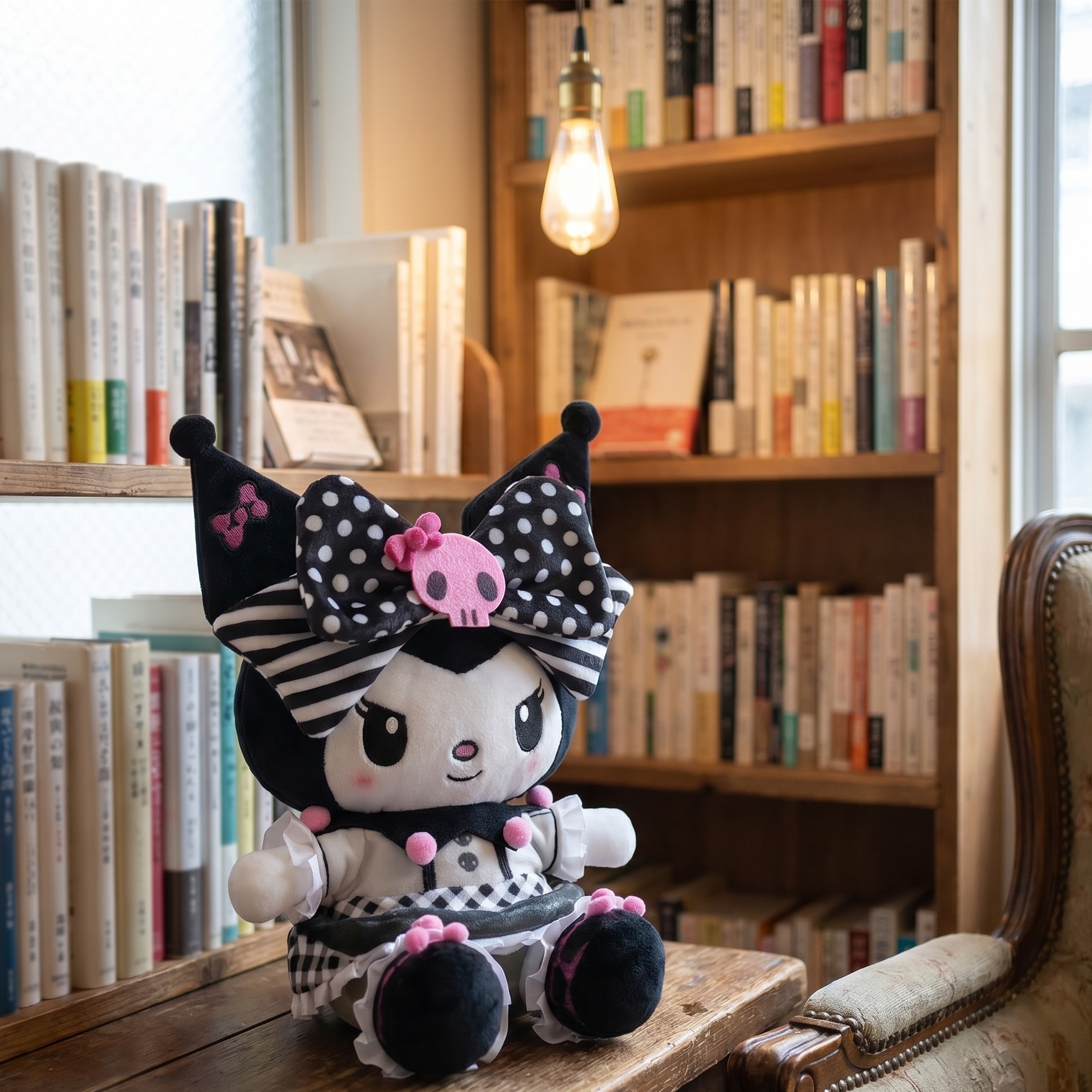 Hello Kitty - Kuromi Plüsch Figur 31cm