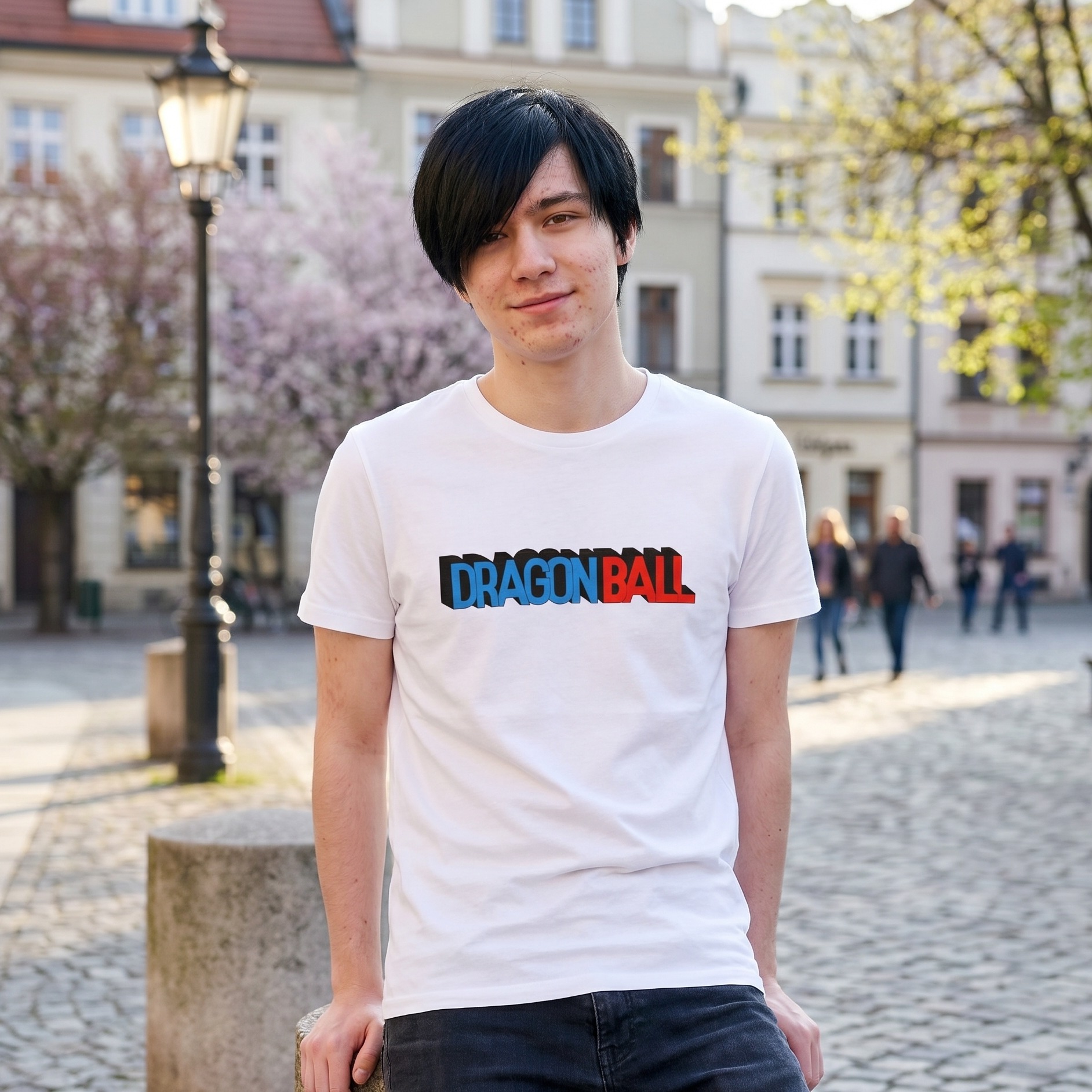 Dragon Ball - T-shirt bianca di Shenlong
