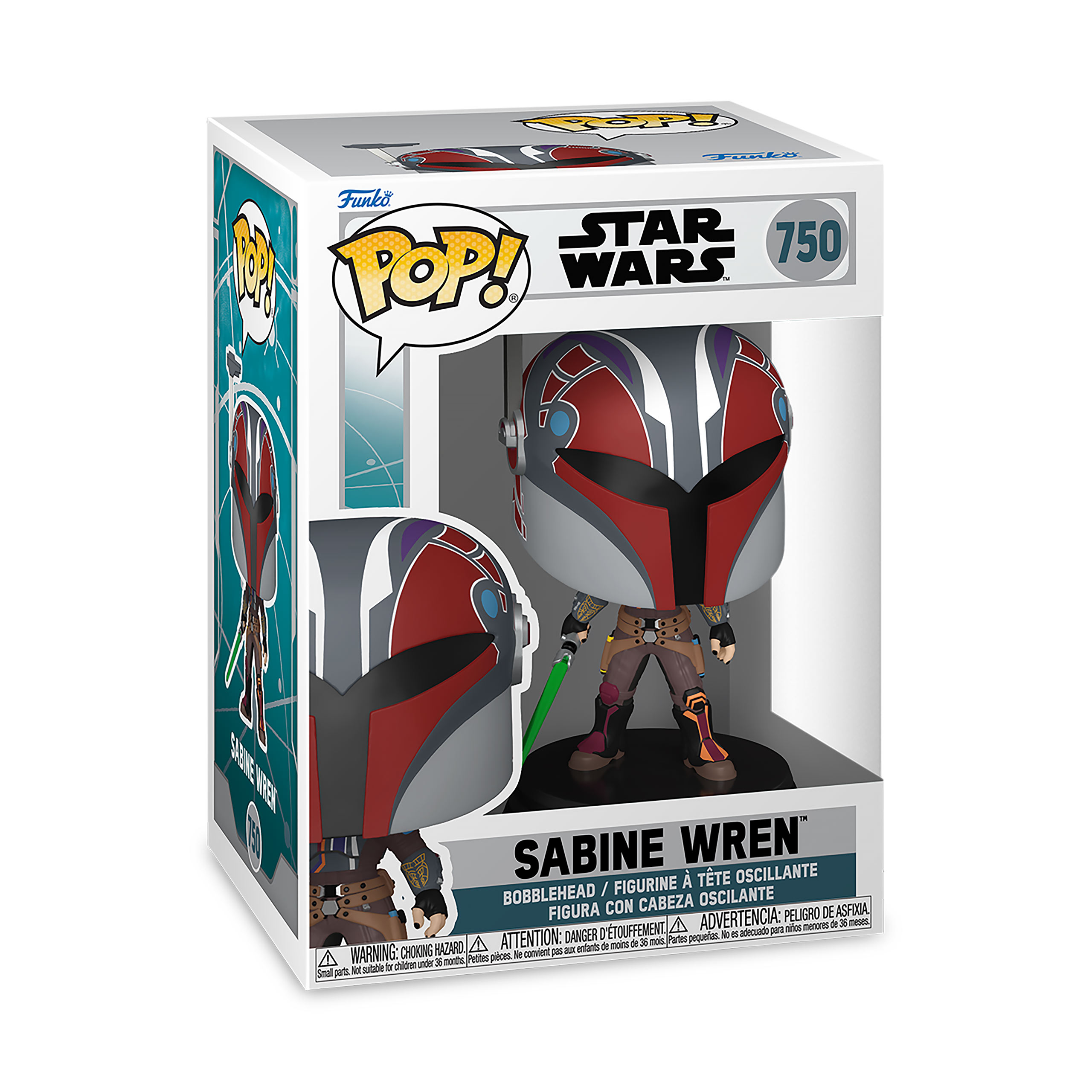 Figura Funko Pop di Sabine Wren con testa oscillante - Star Wars Ahsoka