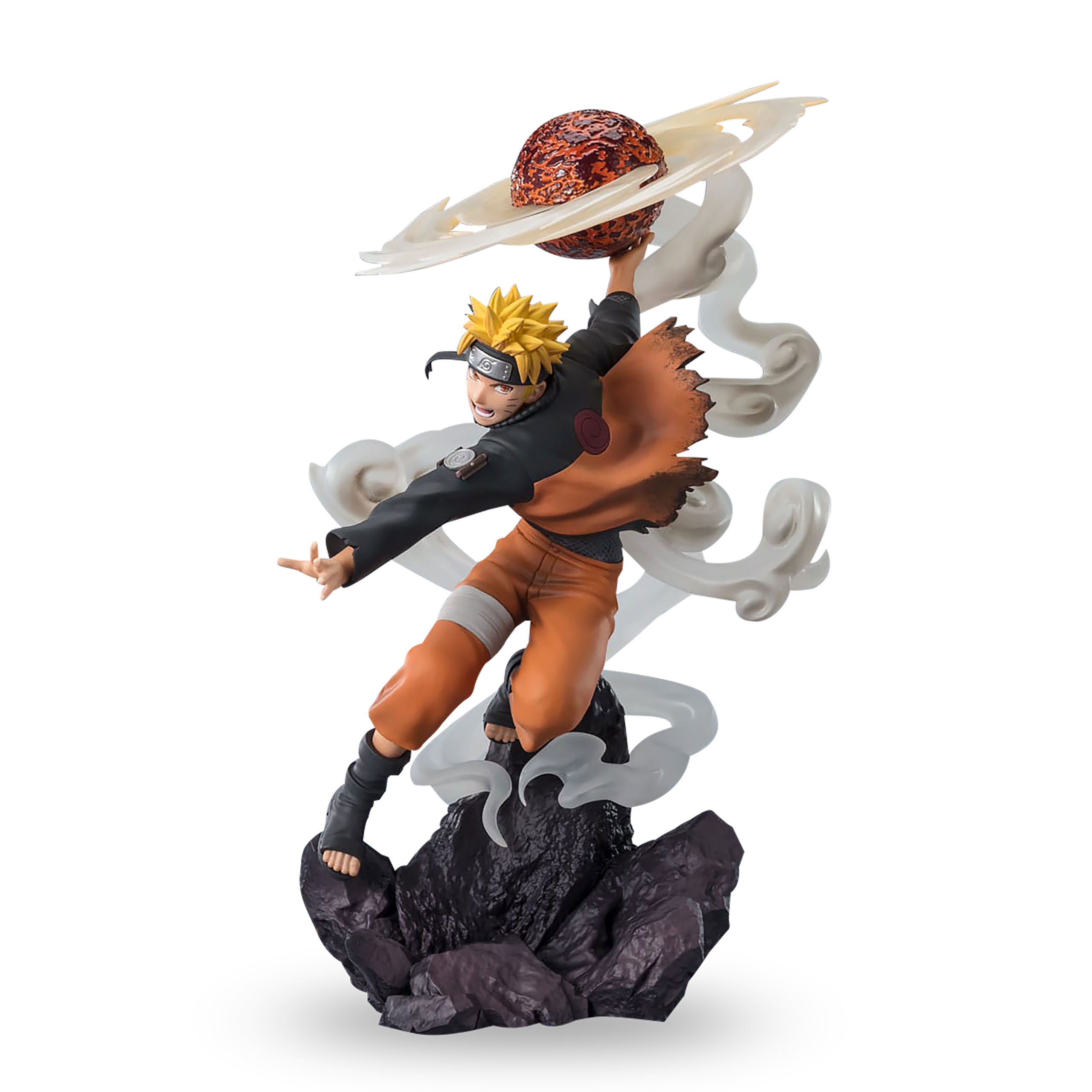 Naruto Shippuden - Statue d'art de sage de Rasenshuriken de libération de lave d'Uzumaki Naruto