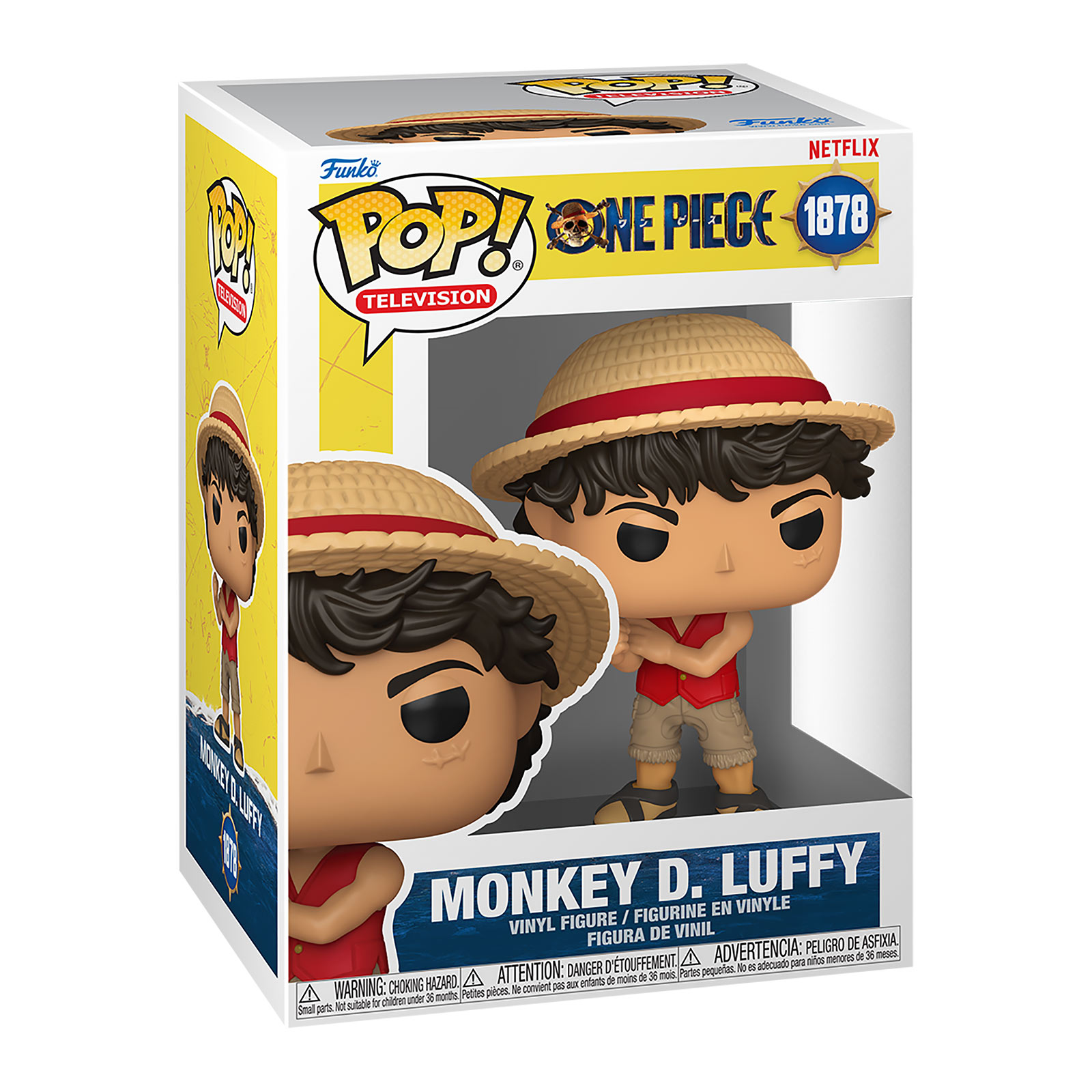 One Piece Netflix - Figurine Funko Pop Monkey D. Luffy