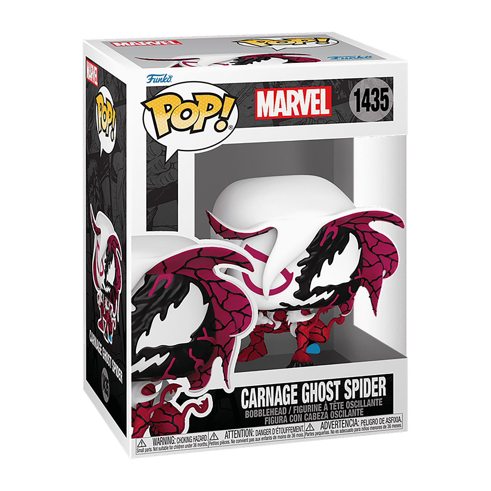Marvel - Carnage Ghost Spider​ Funko Pop Wackelkopf-Figur