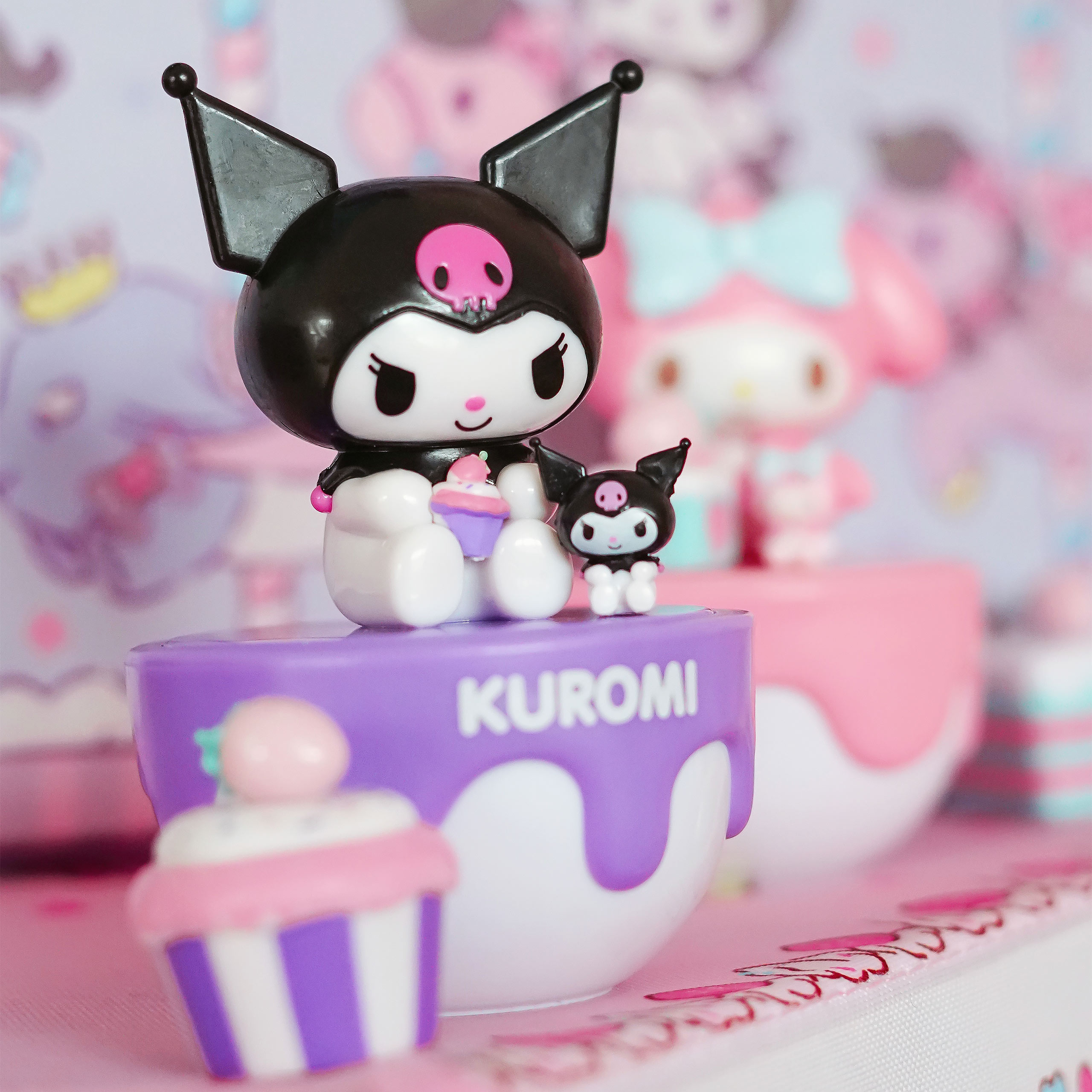 Sanrio - Figura di YuMe di Kuromi di Hello Kitty e amici