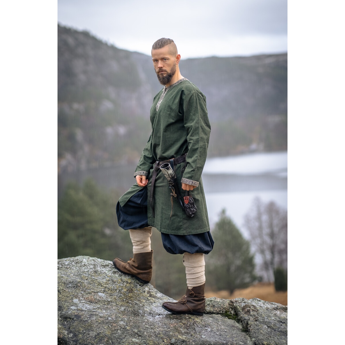 Middeleeuwse vikingtunik Aegir groen