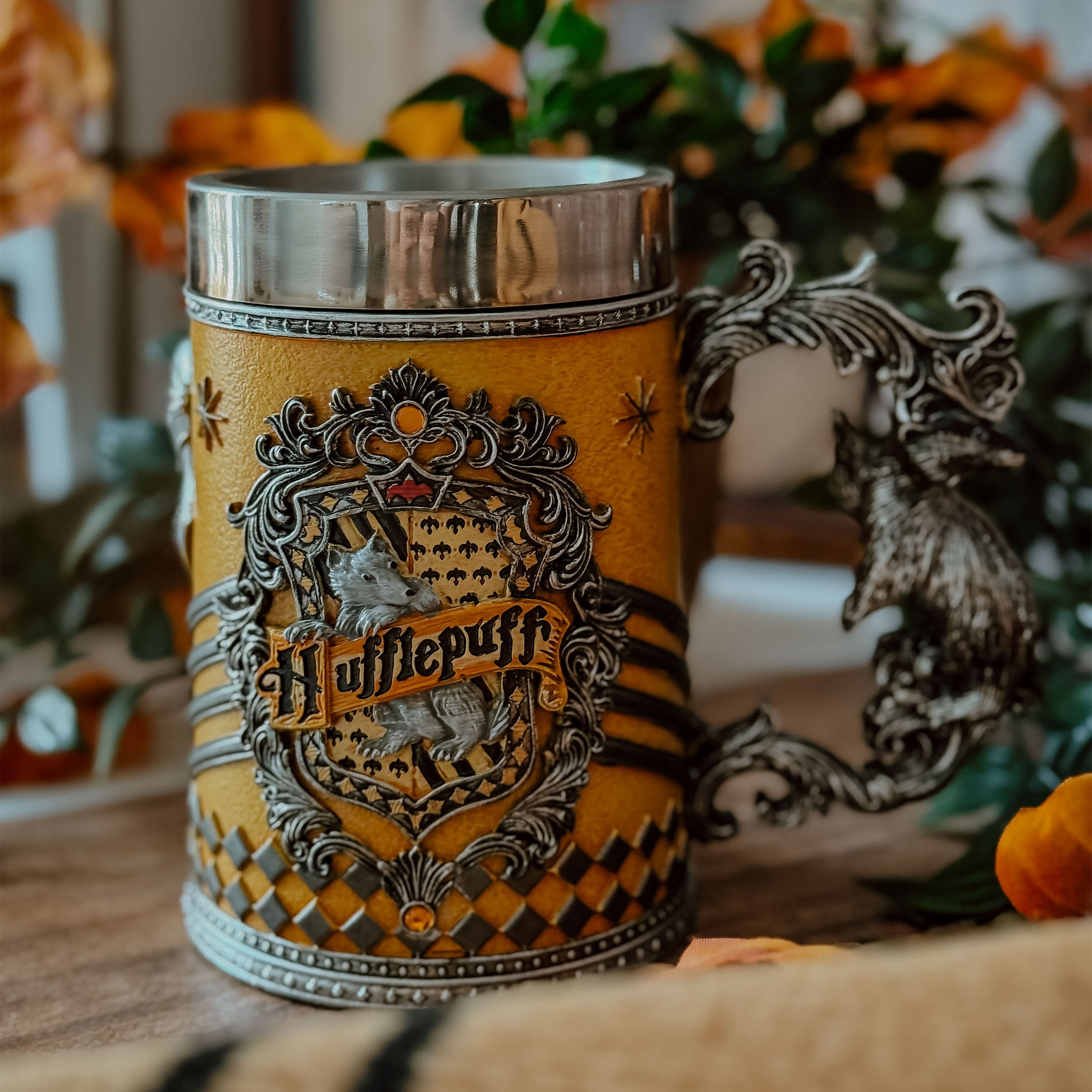 Harry Potter - Chope de luxe avec logo Hufflepuff