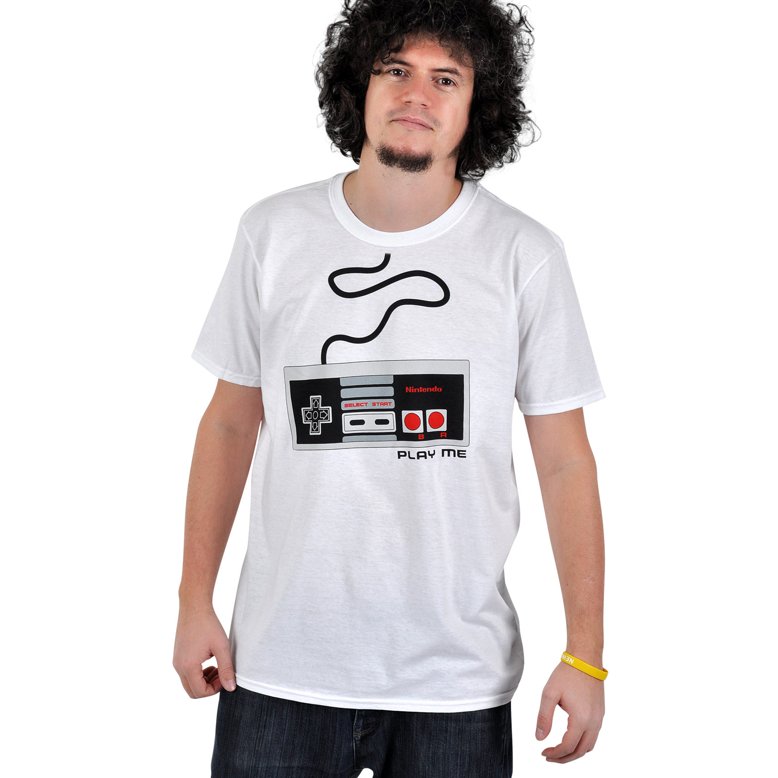Nintendo - NES Controller T-Shirt wit