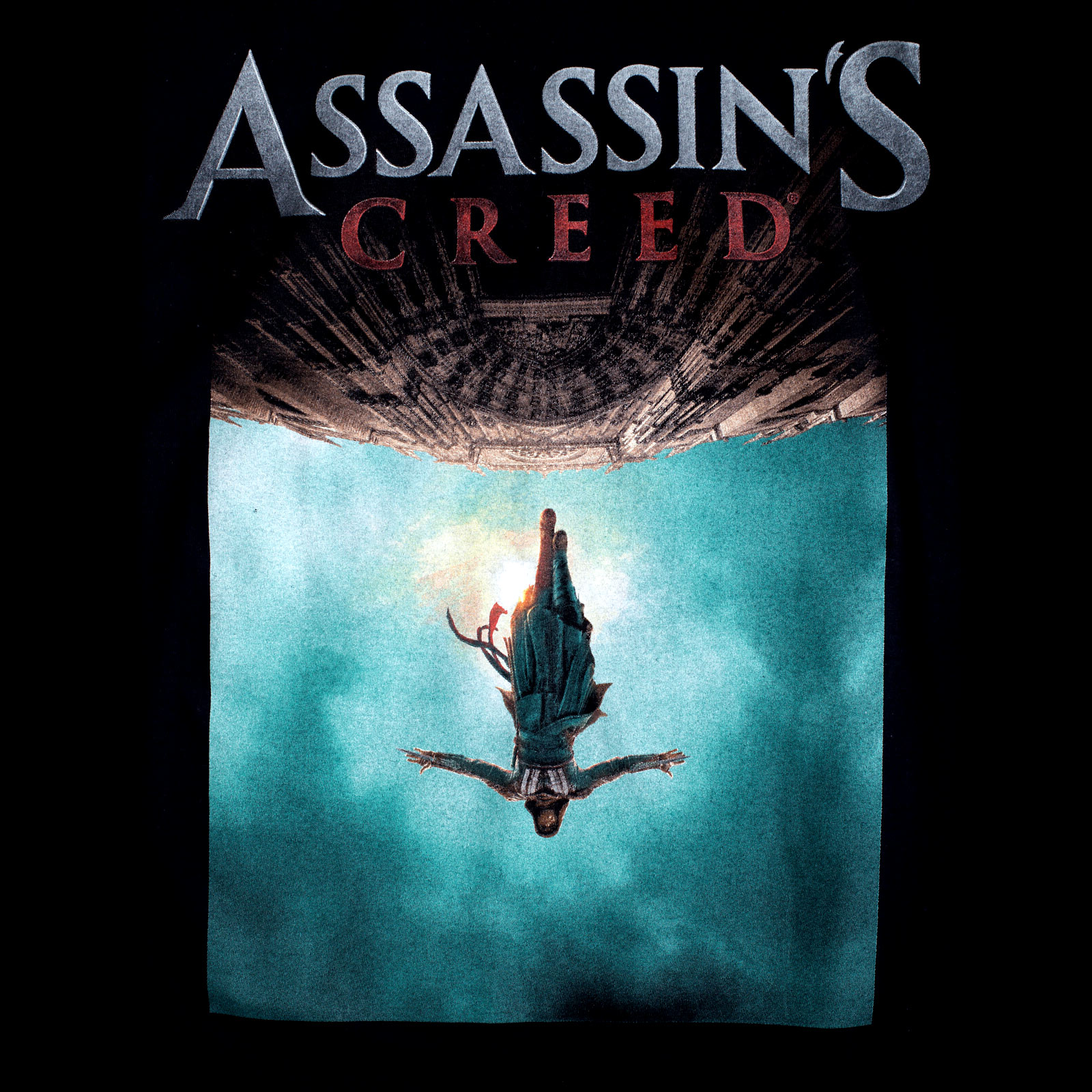 Assassins Creed - T-shirt d'affiche de film noir