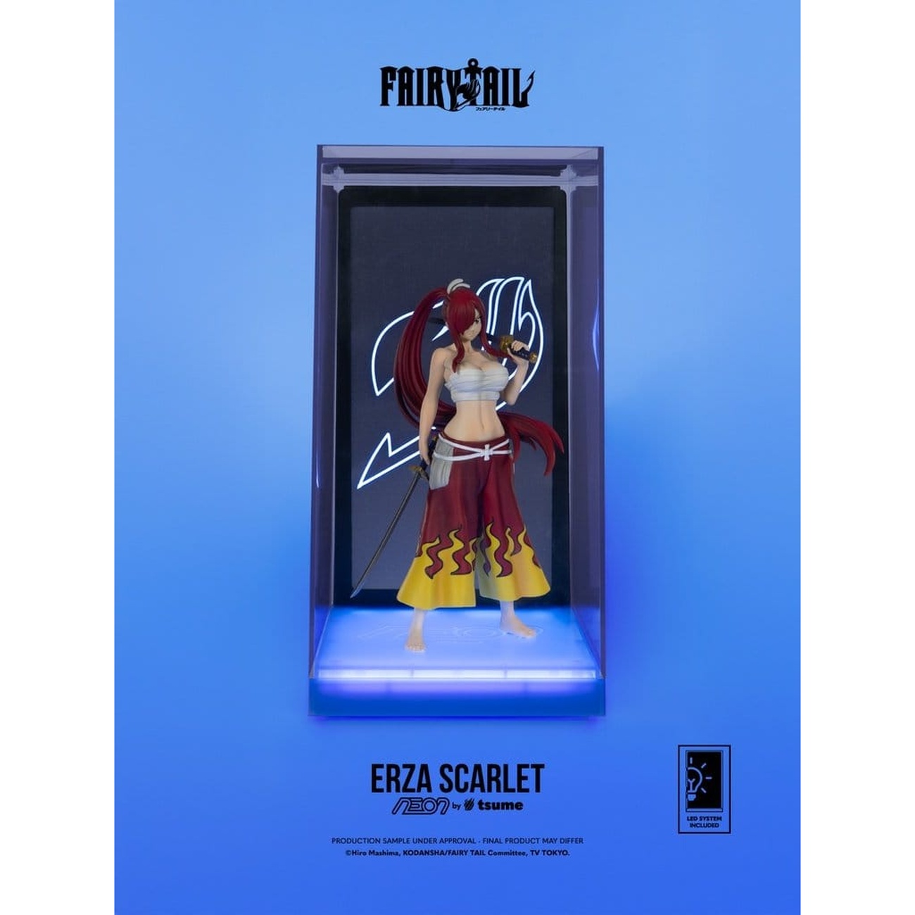 Fairy Tail - Figura Neón Erza Scarlet 1:9
