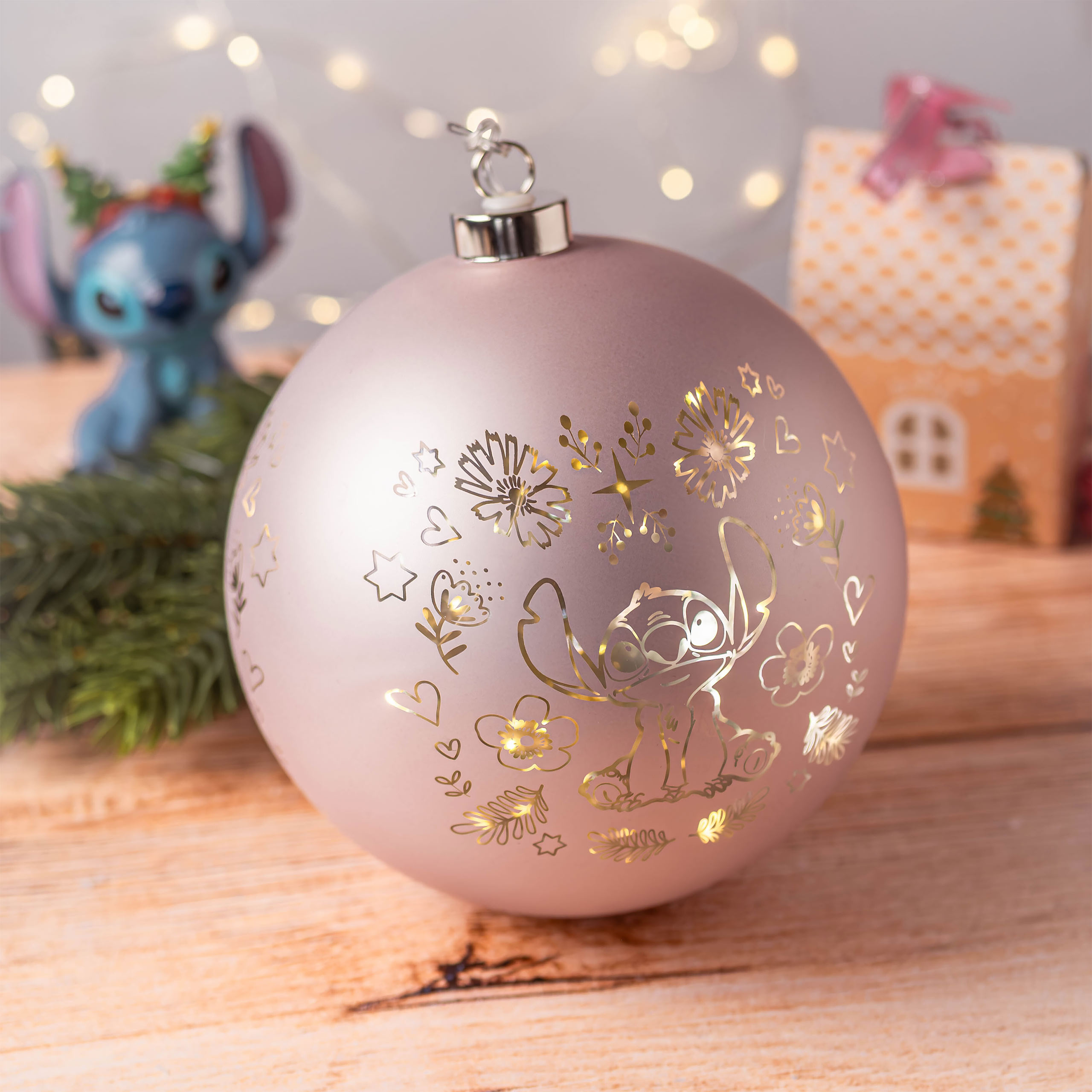 Palla di Natale luminosa Stitch - Lilo & Stitch